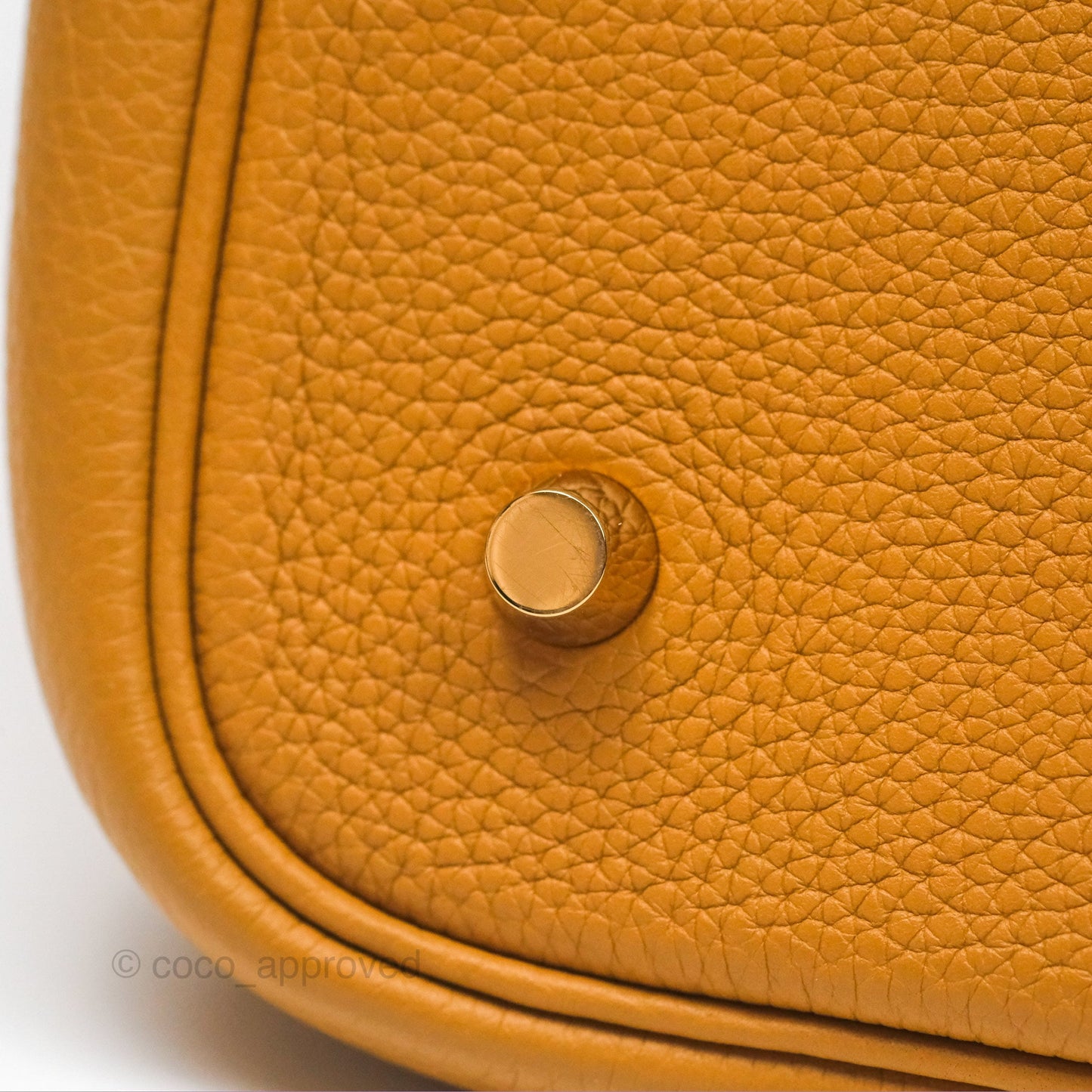 Hermès Picotin 22 Sesame 2S Clemence Gold Hardware