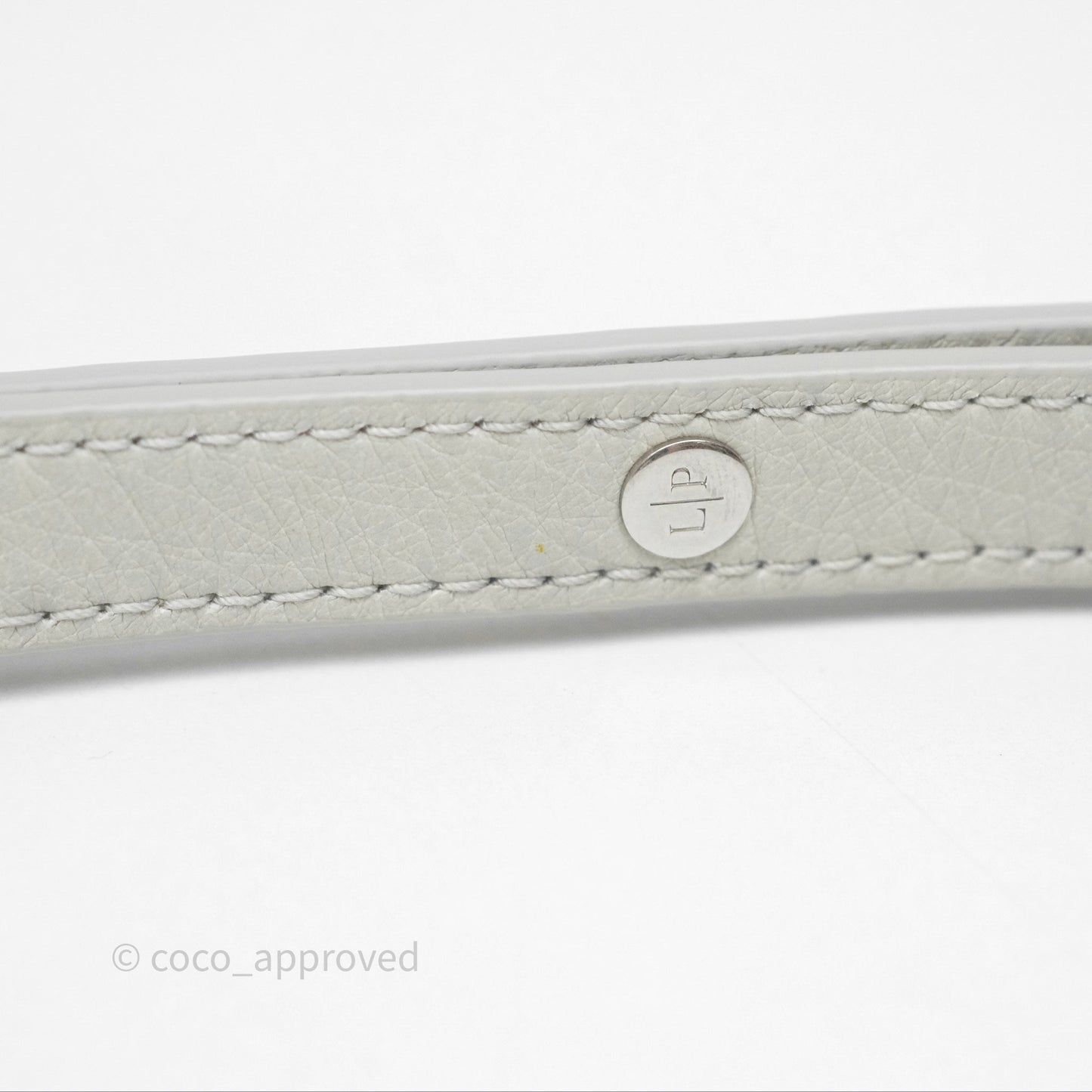 Loro Piana Extra Pocket L19 Light Blue Ostrich Silver Hardware