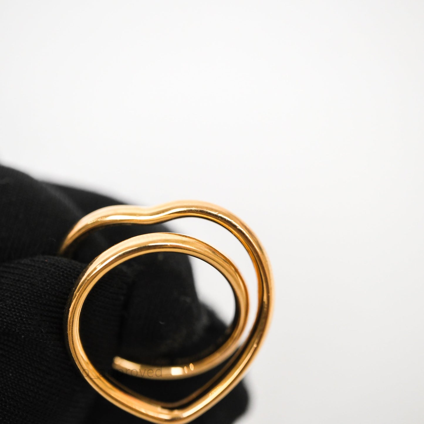 Hermès Vertige Coeur Gold Ring 51MM