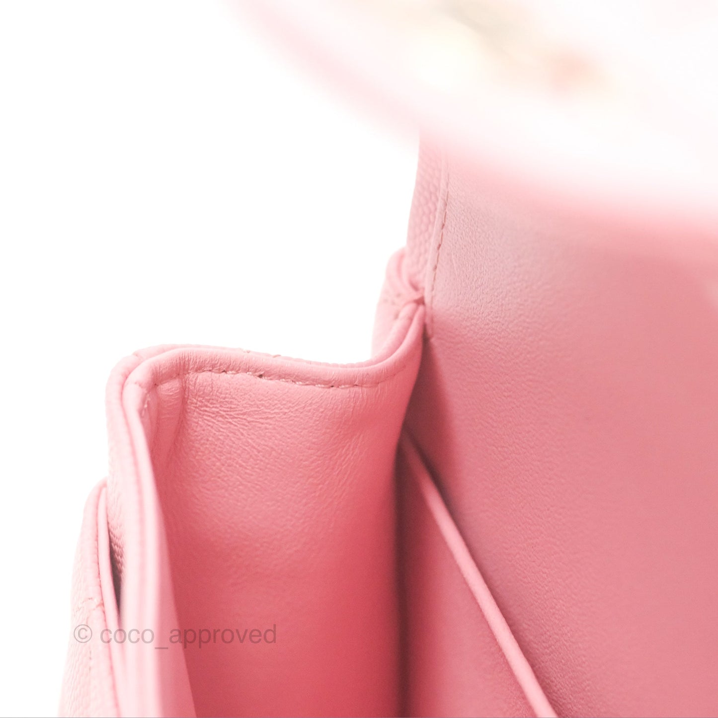 Chanel Small Classic Flap Quilted Sakura Pink Caviar Gold Hardware