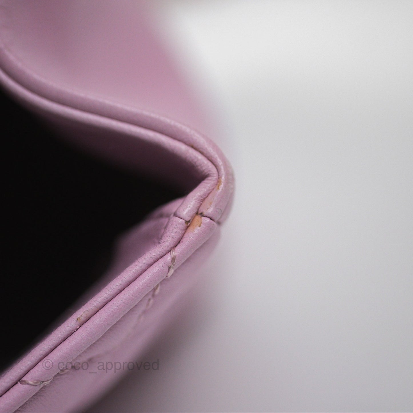 Chanel Quilted Flap Bag Pink Lambskin Aged Gold Hardware
