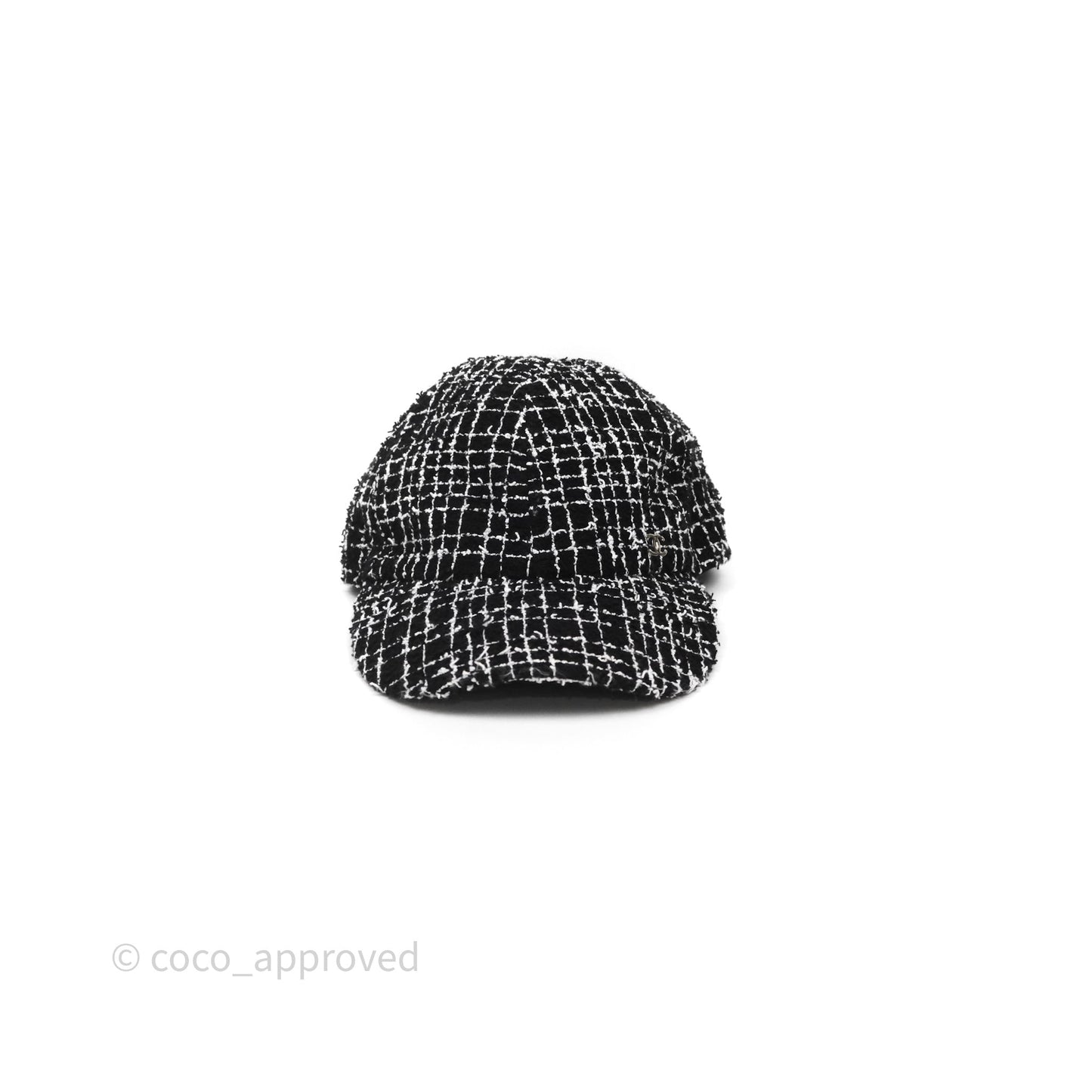 Chanel CC Tweed Cap Black/White