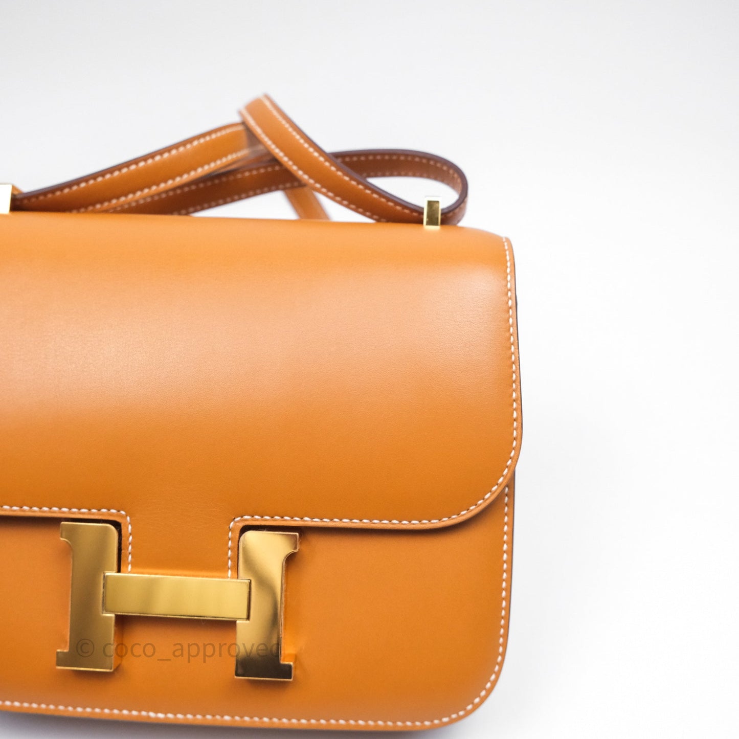 Hermès Constance Mini 18cm Naturel-Sablé 21 Butler Gold Hardware