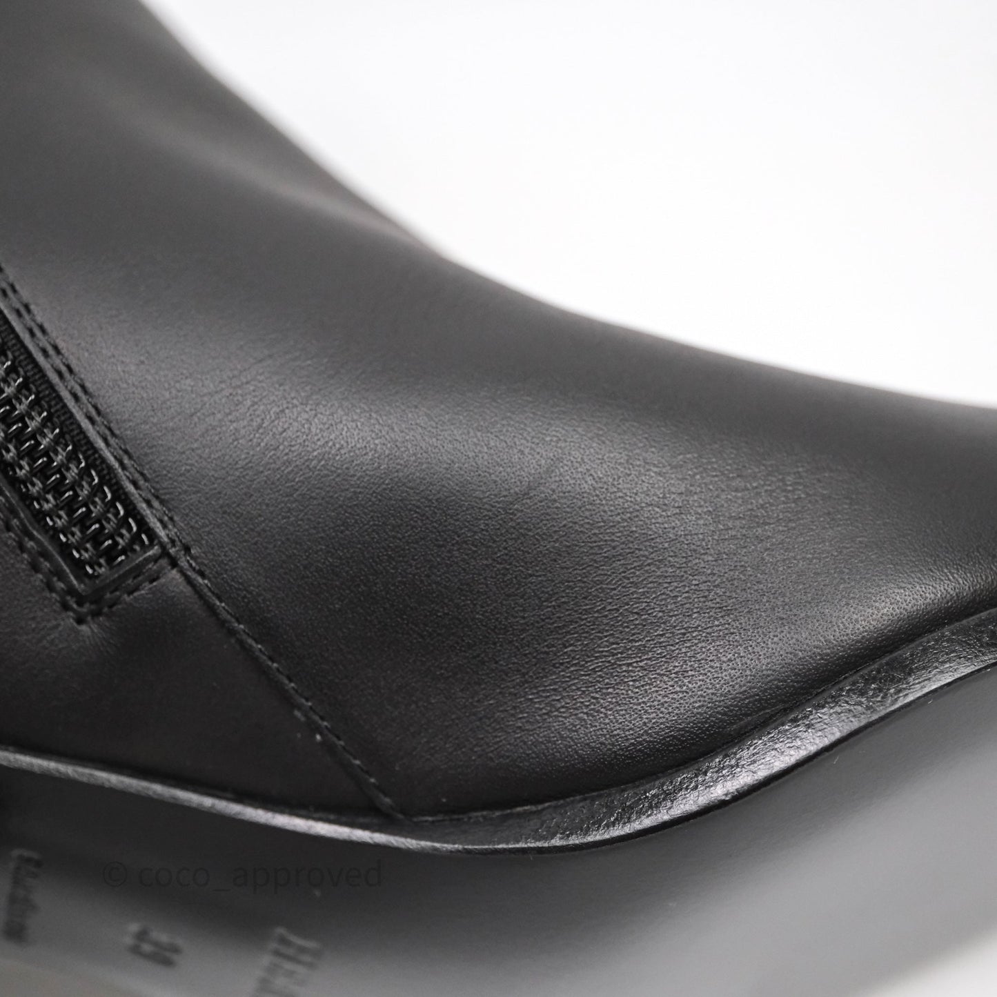 Hermes Saint Germain Ankle Boot Noir Size 39