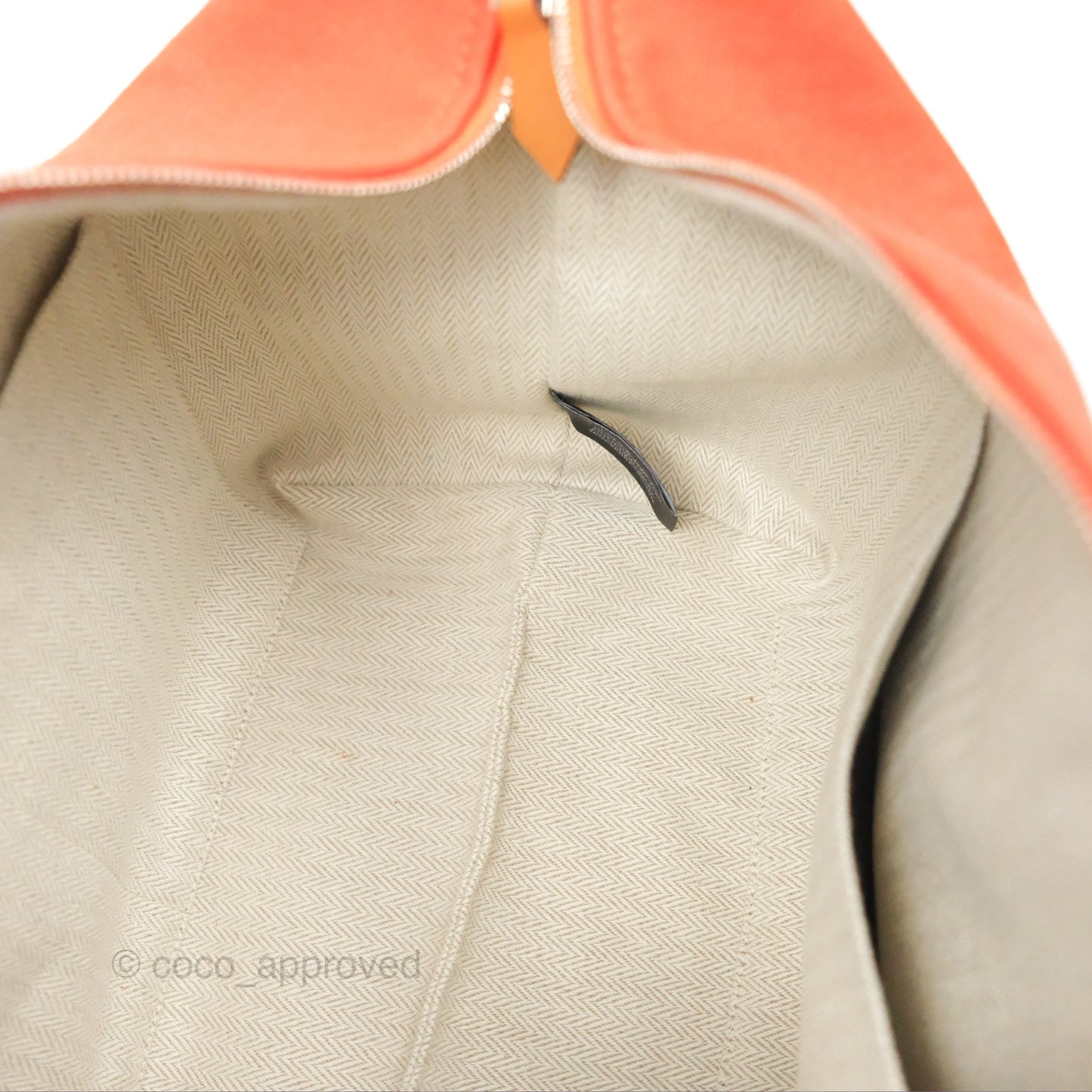 Hermès Small Bride-A-Brac Orange Feu Canvas