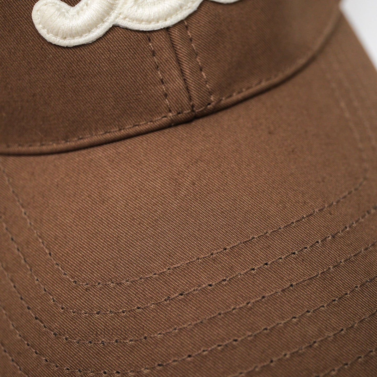 Celine Casquette Baseball Triomphe Cap Brown Size M