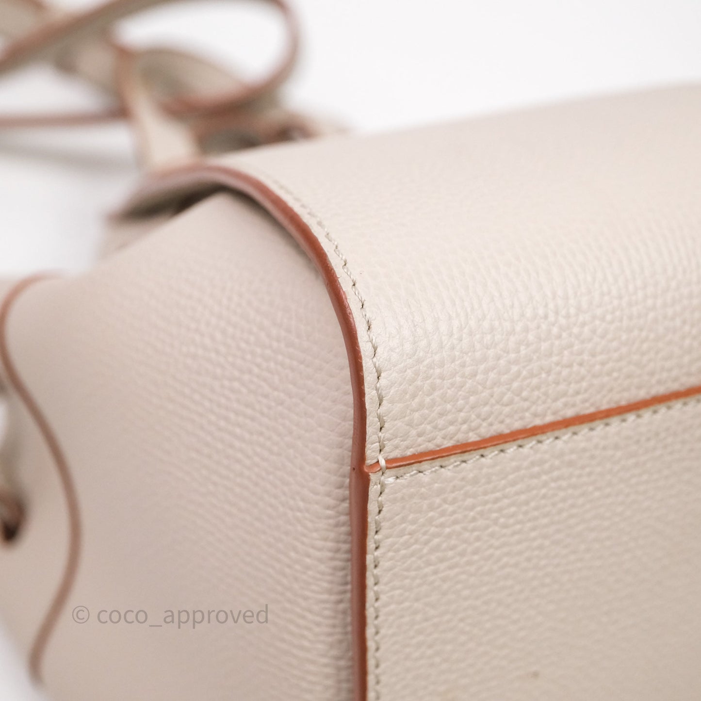 Loewe Mini Hammock Drawstring Light Ghost Calfskin