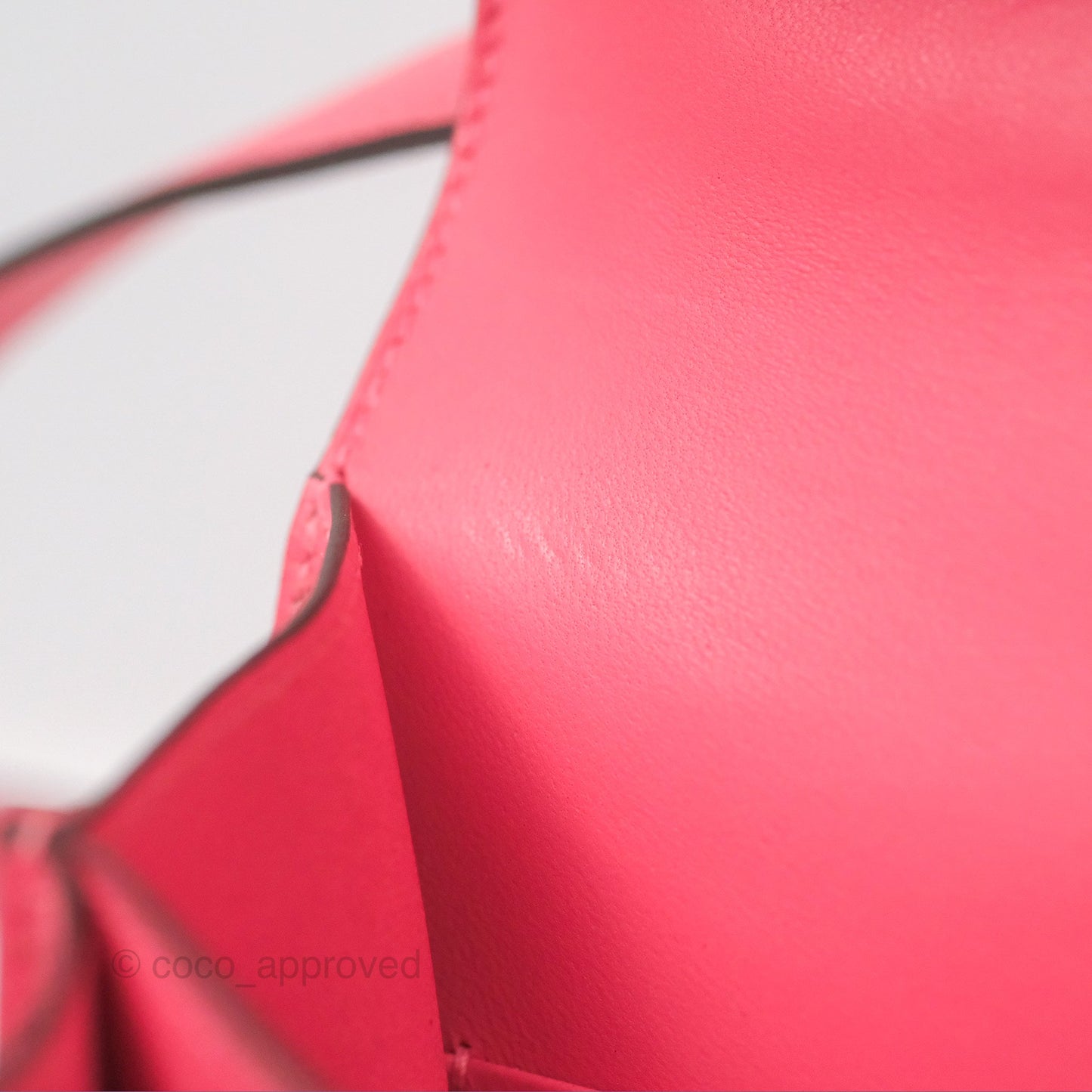 Hermès Constance Mini 18 Rose Azalee Evercolor Palladium Hardware