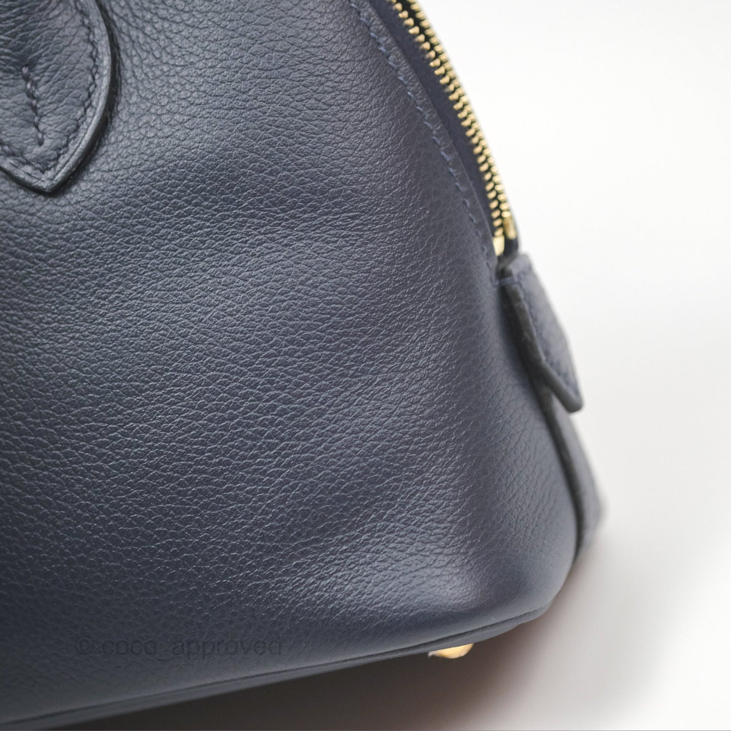 Hermès Bolide Mini 1923 Bleu Nuit 2Z Evercolor Gold Hardware