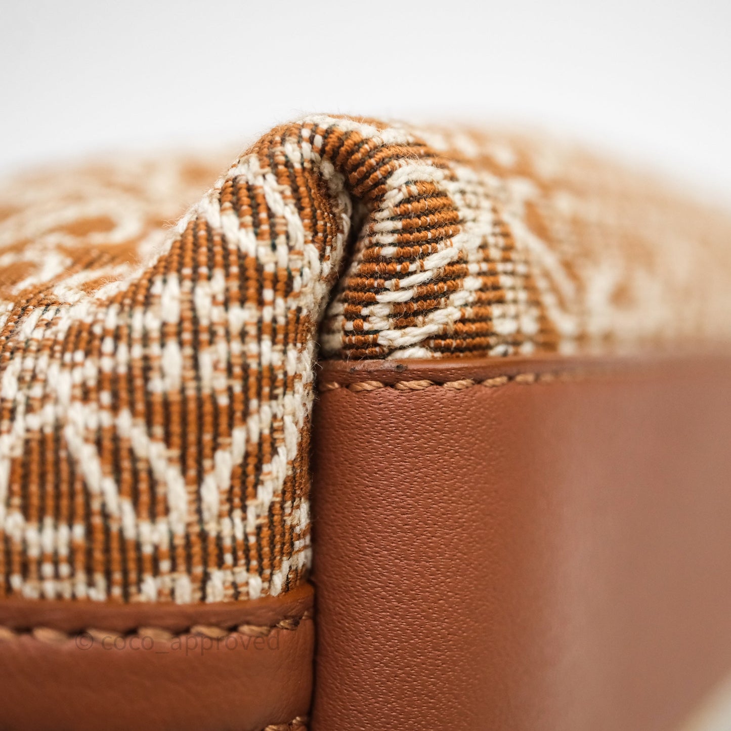 Loewe Jacquard Anagram Flamenco Knot Clutch Mini Bag Gold Hardware