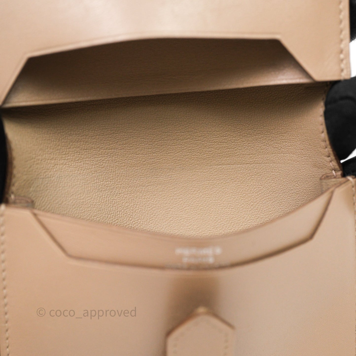 Hermès Bearn Card Holder Taupe 16 Swift Palladium Hardware
