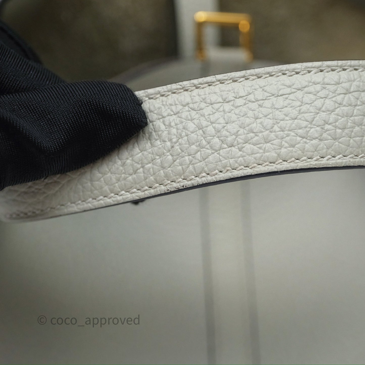 Hermès Picotin Lock 18 Gris Névé 0V Clemence Gold Hardware