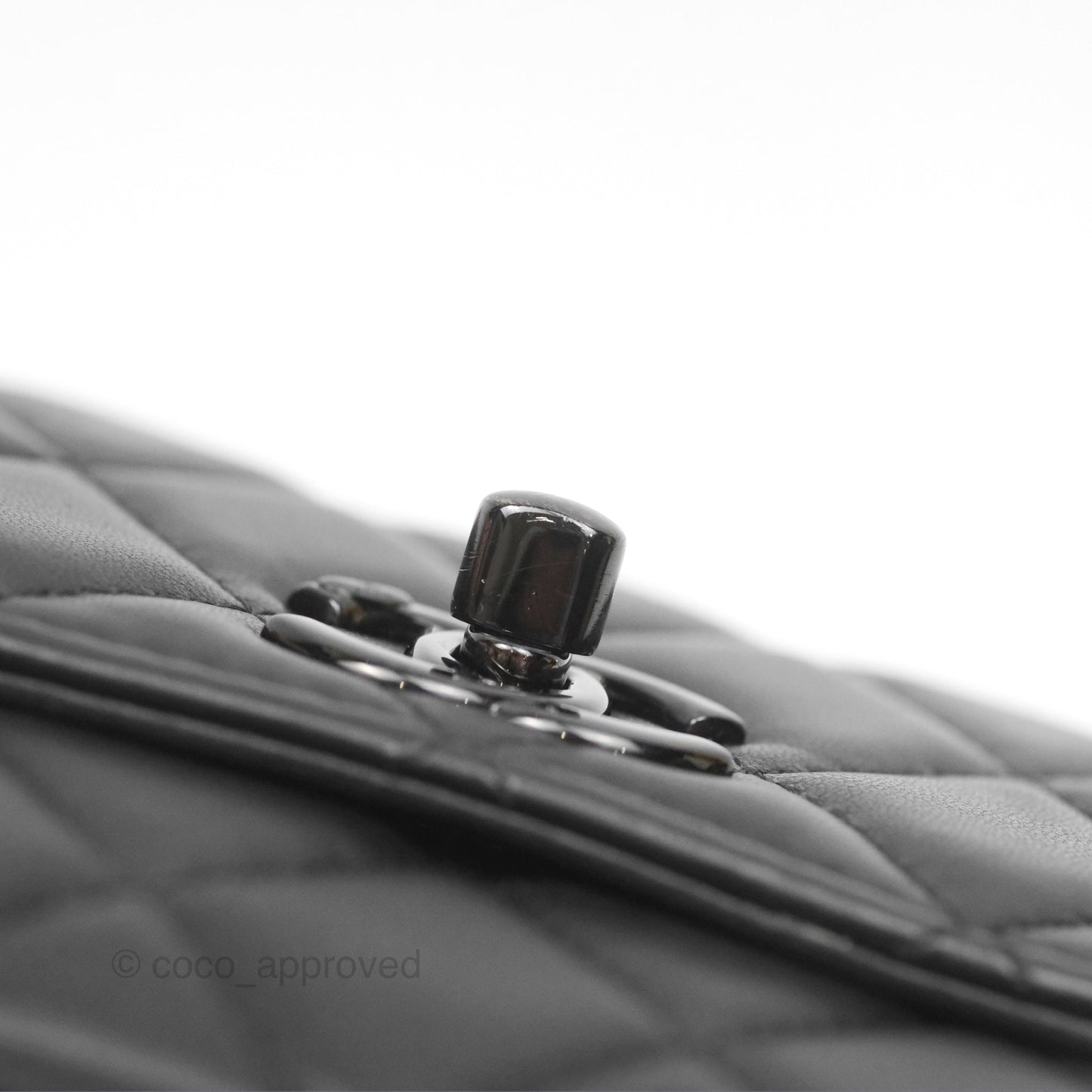 Chanel Mini Trendy CC Clutch With Chain Quilted So Black Lambskin