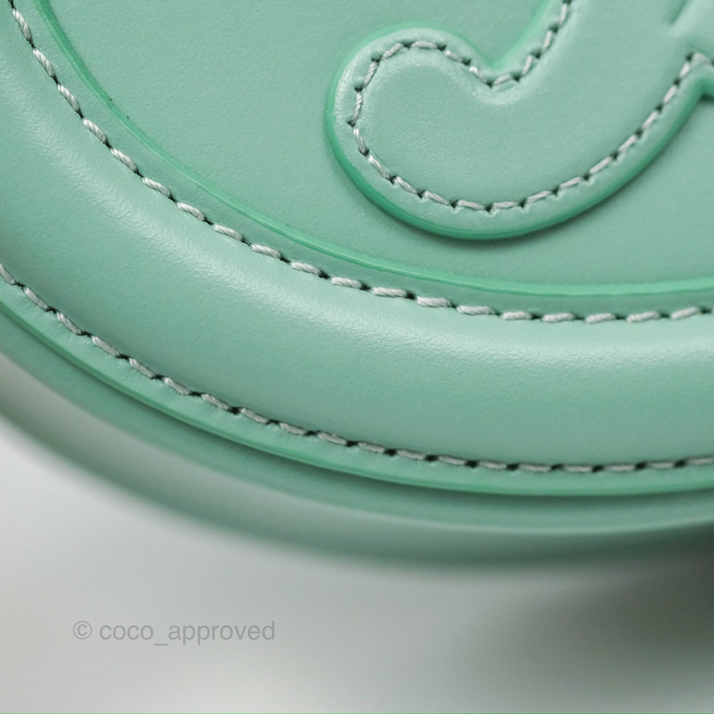 Celine Oval Bag Cuir Triomphe Ice Mint Calfskin