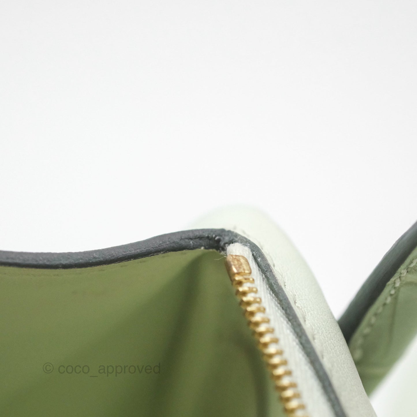 Hermès Mini Lindy Touch Vert Fizz 0S Swift Alligator Handle Gold Hardware