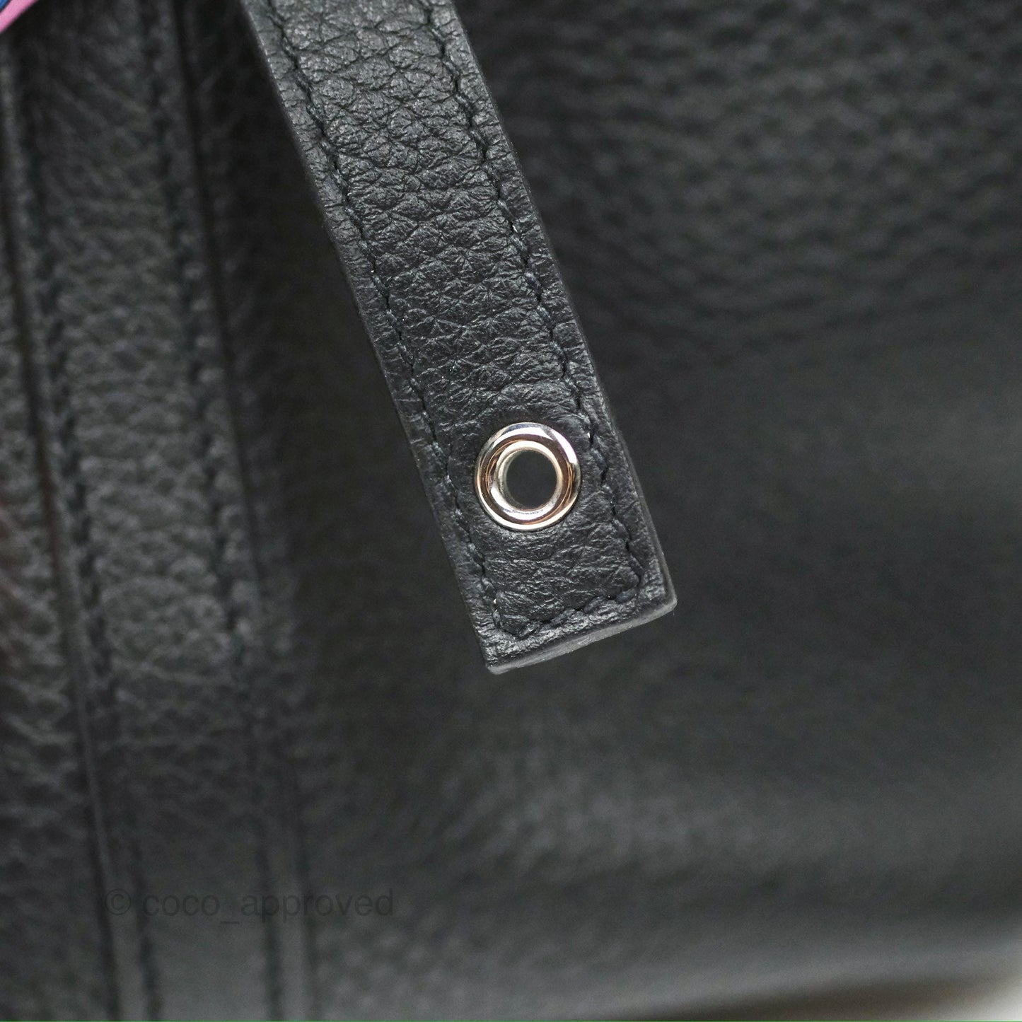Hermès Picotin 22 Black Noir 89 Clemence Palladium Hardware