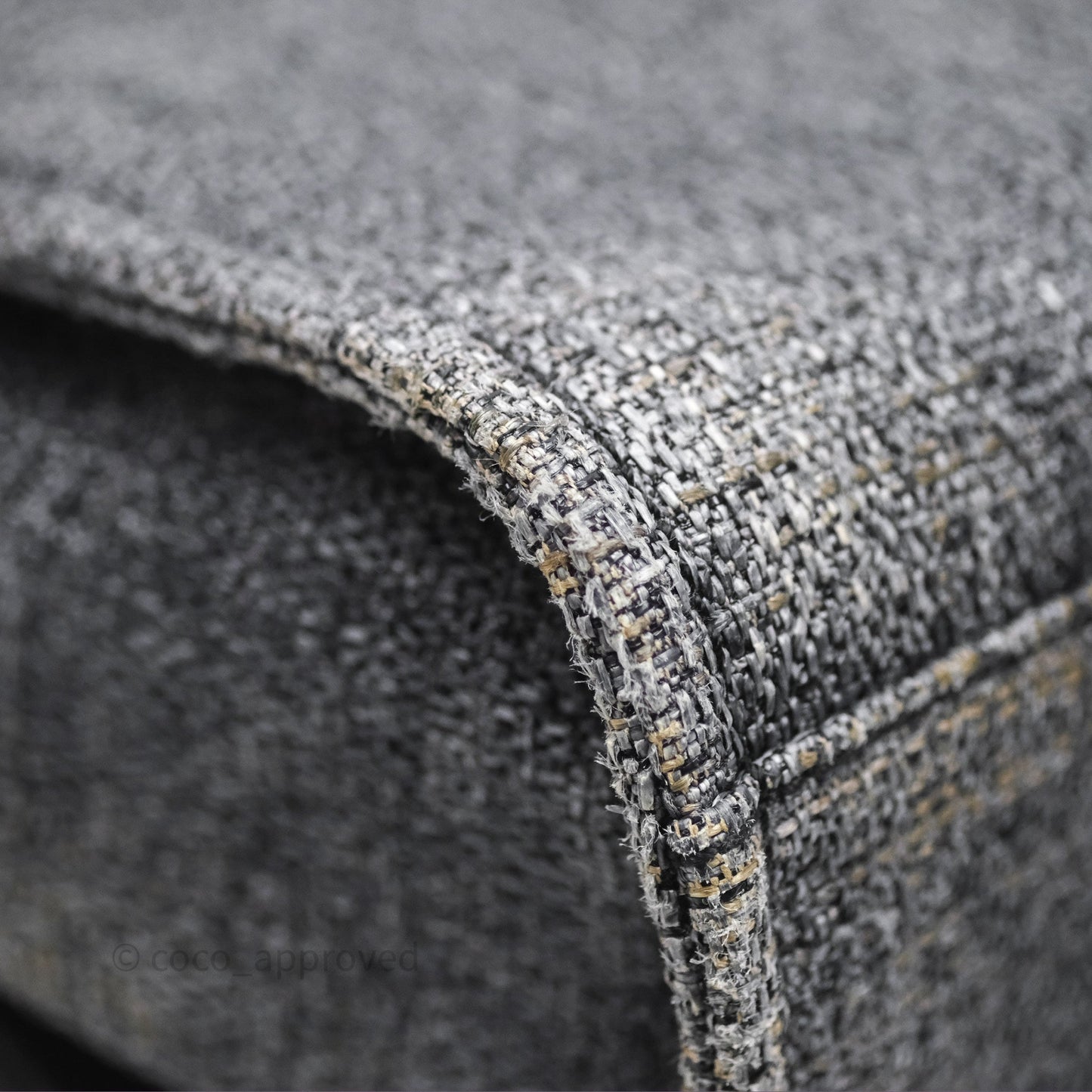 Chanel Medium Deauville Charcoal Grey Canvas