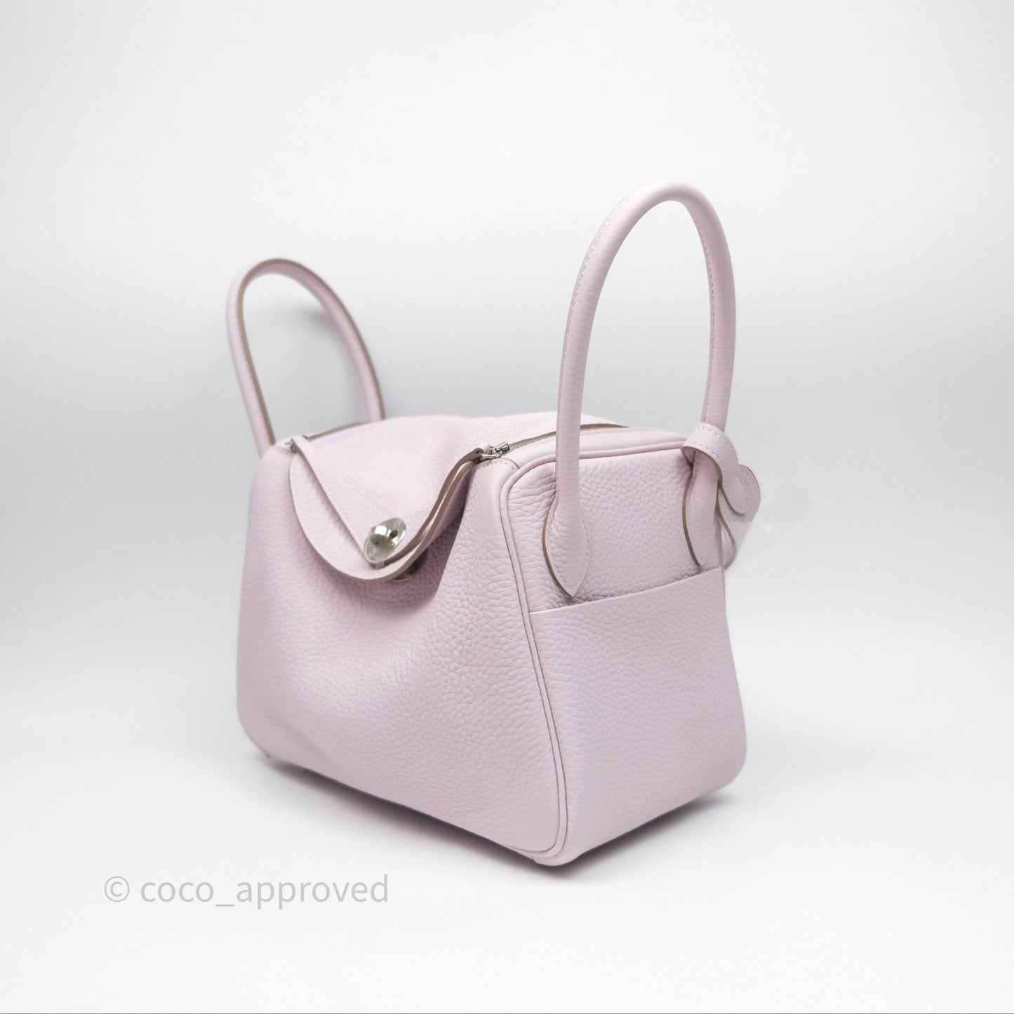 Hermès Lindy 26 Mauve Pale 09 Clemence Palladium Hardware