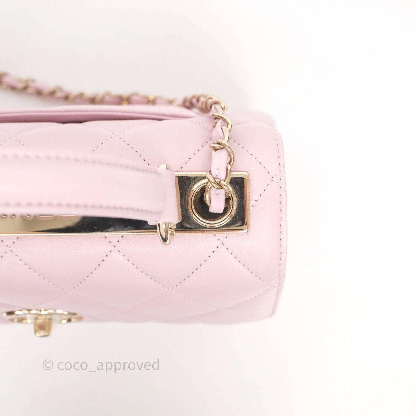 Chanel Small Trendy CC Lilac Lambskin Gold Hardware