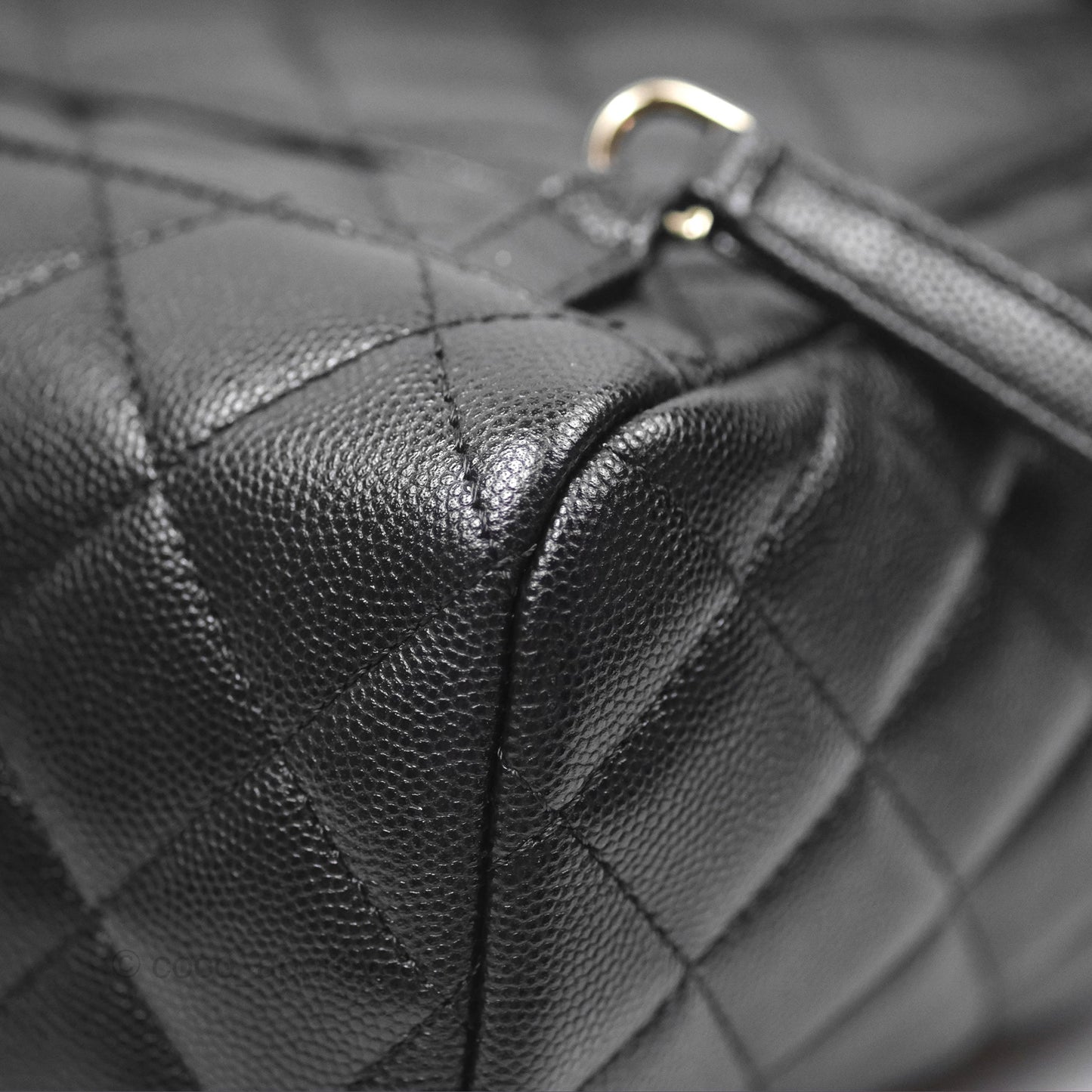 Chanel Mini Urban Spirit Backpack Black Caviar Gold Hardware 23S