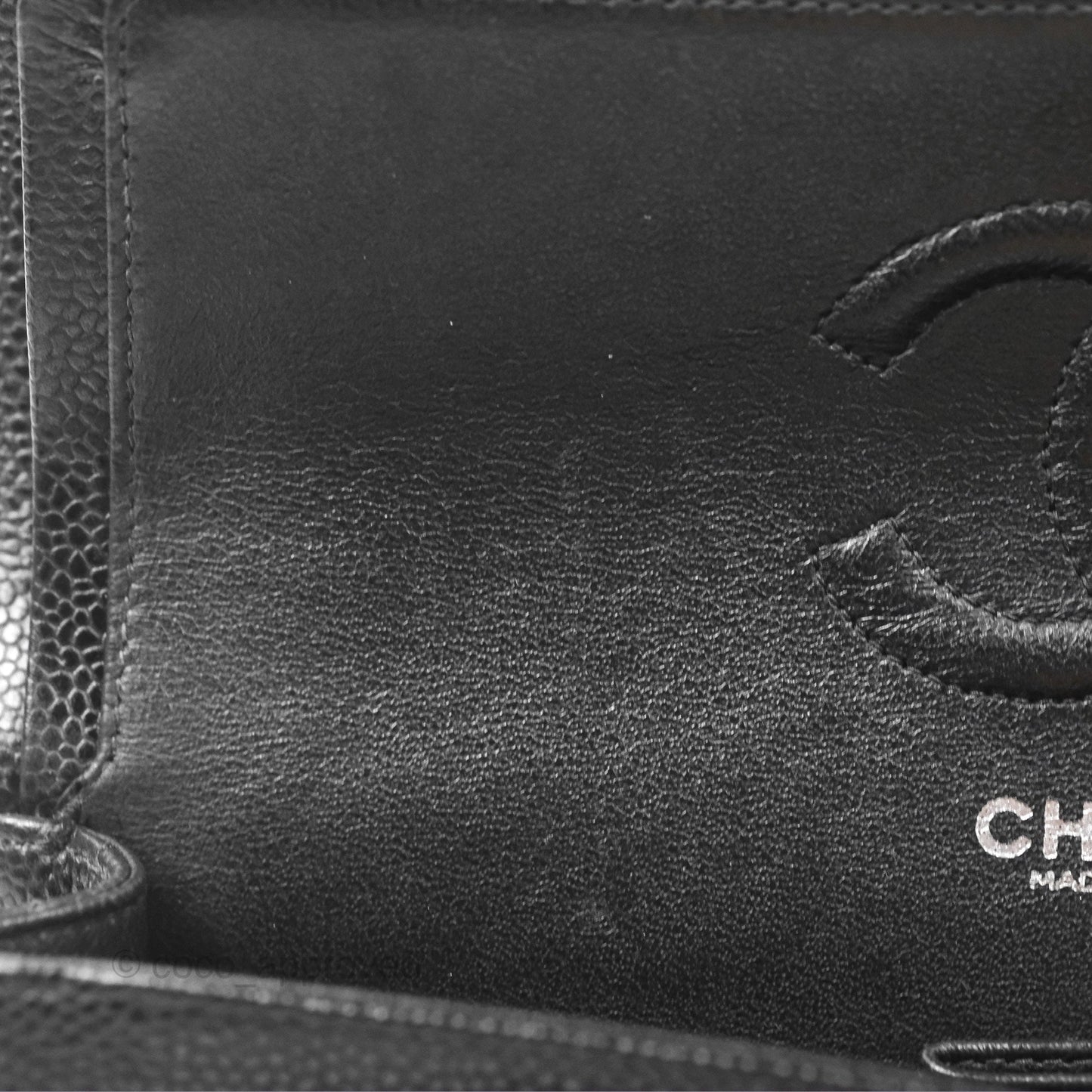 Chanel Small Classic Flap Quilted Black Caviar Silver Hardware