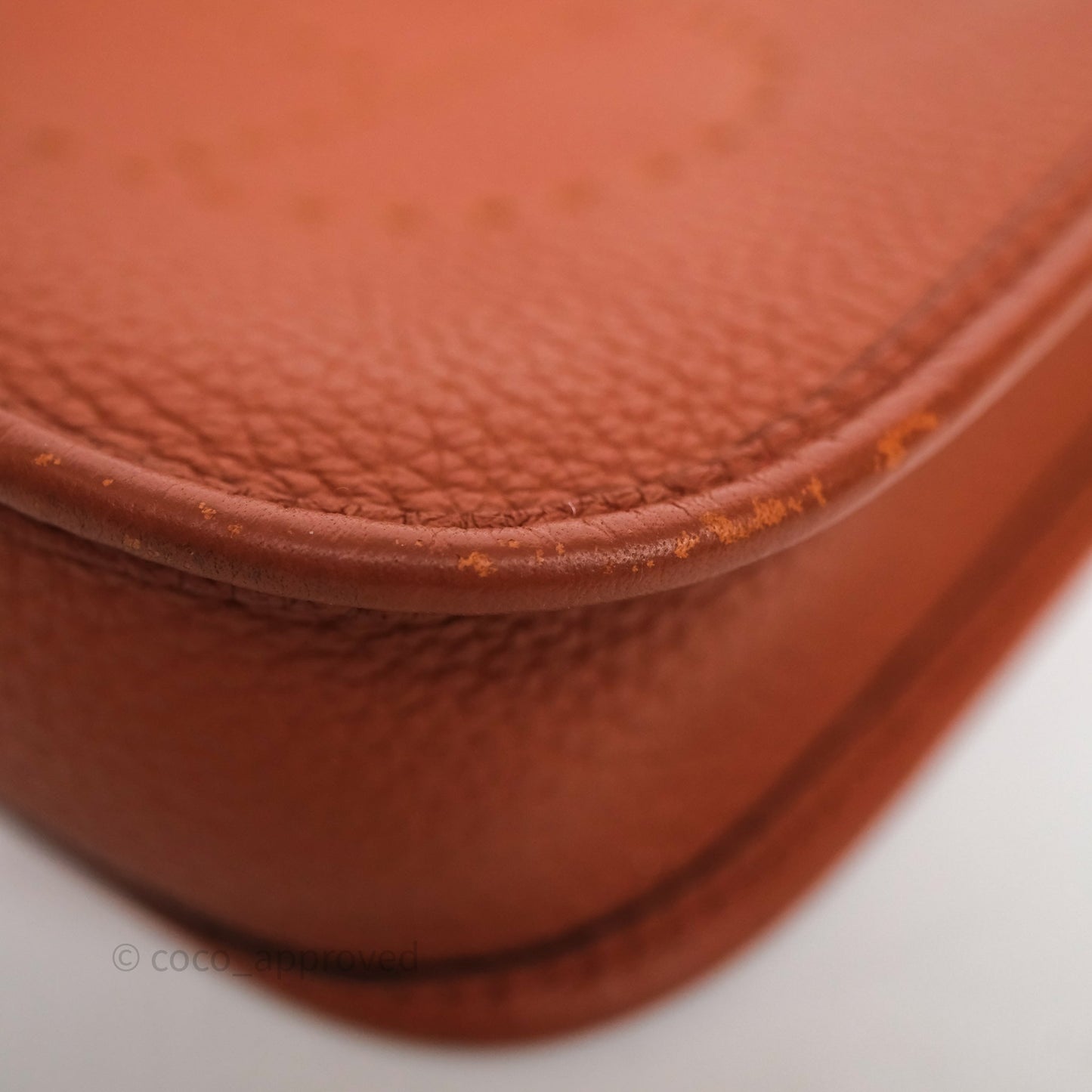 Hermès Mini Evelyne 16 Brick Clemence Gold Hardware