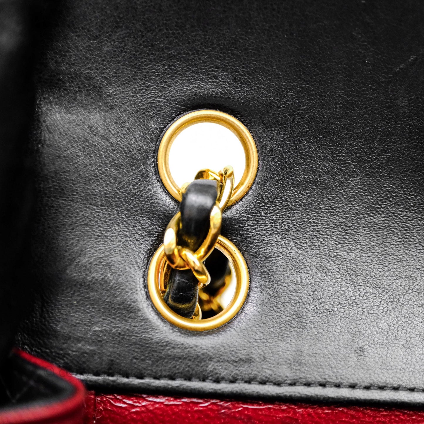 Chanel Matelasse Flap Bag Lambskin Black 24K Gold Hardware