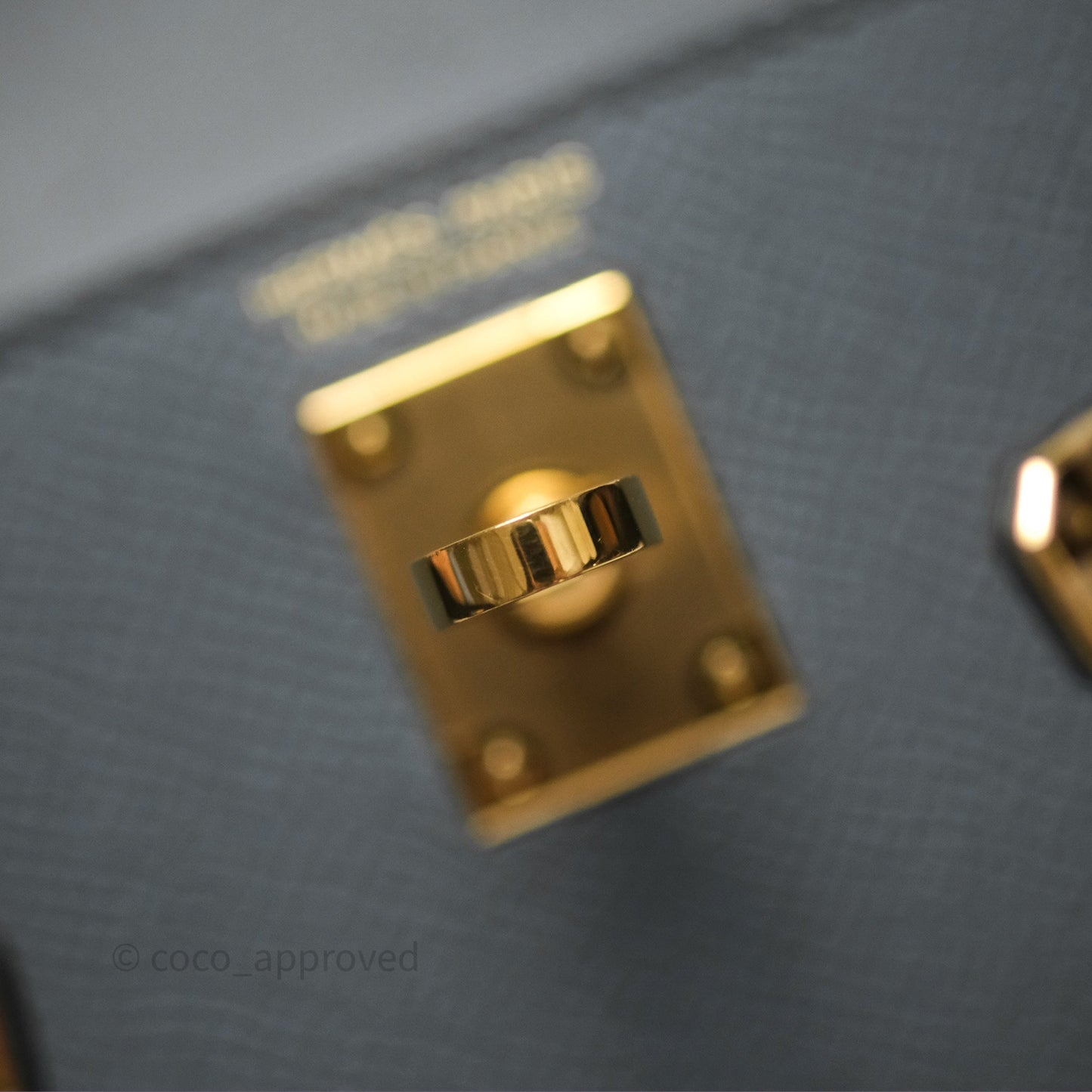 Hermès Mini Kelly II Vert Amande 63 Epsom Gold Hardware