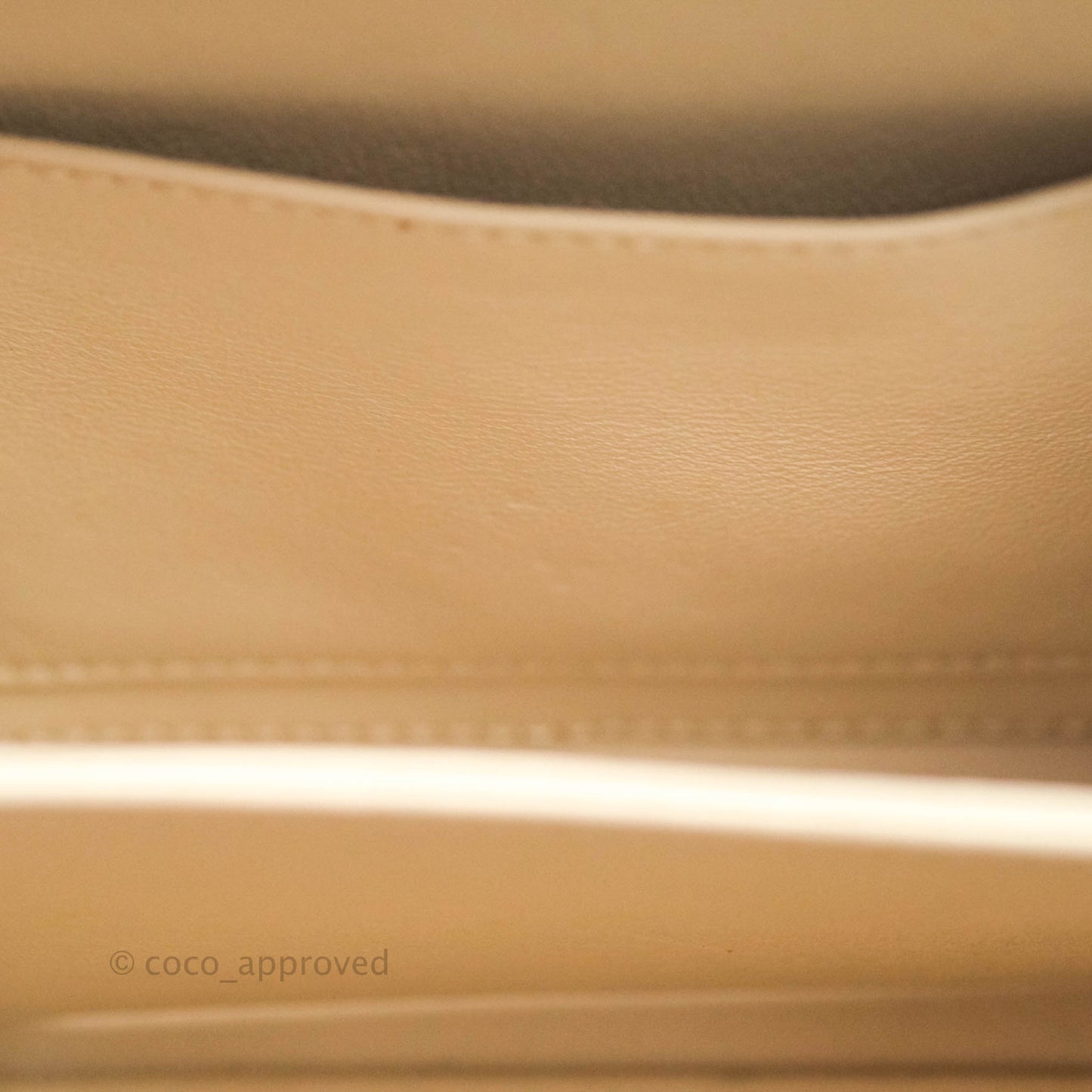 Chanel Quilted Small CC Filigree Vanity Case White Caviar