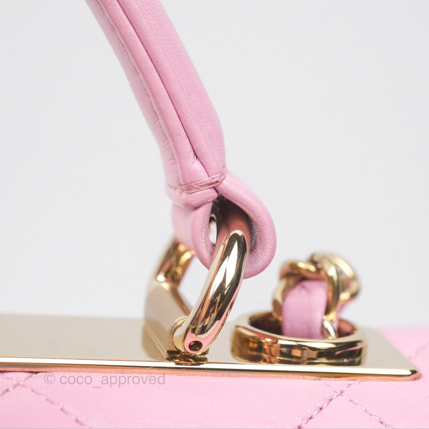Chanel Medium Trendy CC Pink Lambskin Gold Hardware