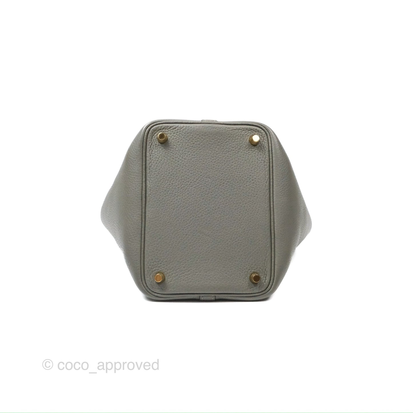 Hermès Picotin Lock 18 Gris Meyer 0L Taurillon Clemence Gold Hardware