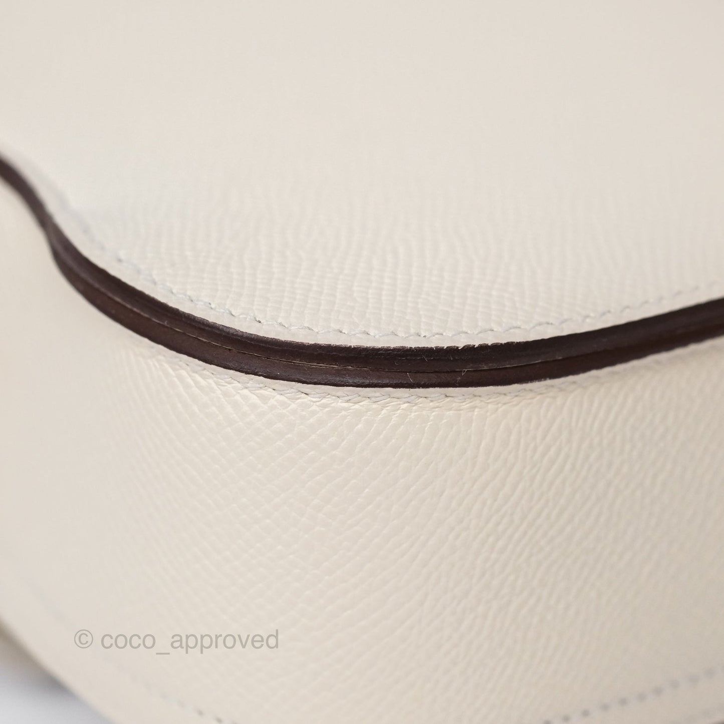 Hermès Della Cavalleria Mini Bag Nata I2 Epsom Palladium Hardware
