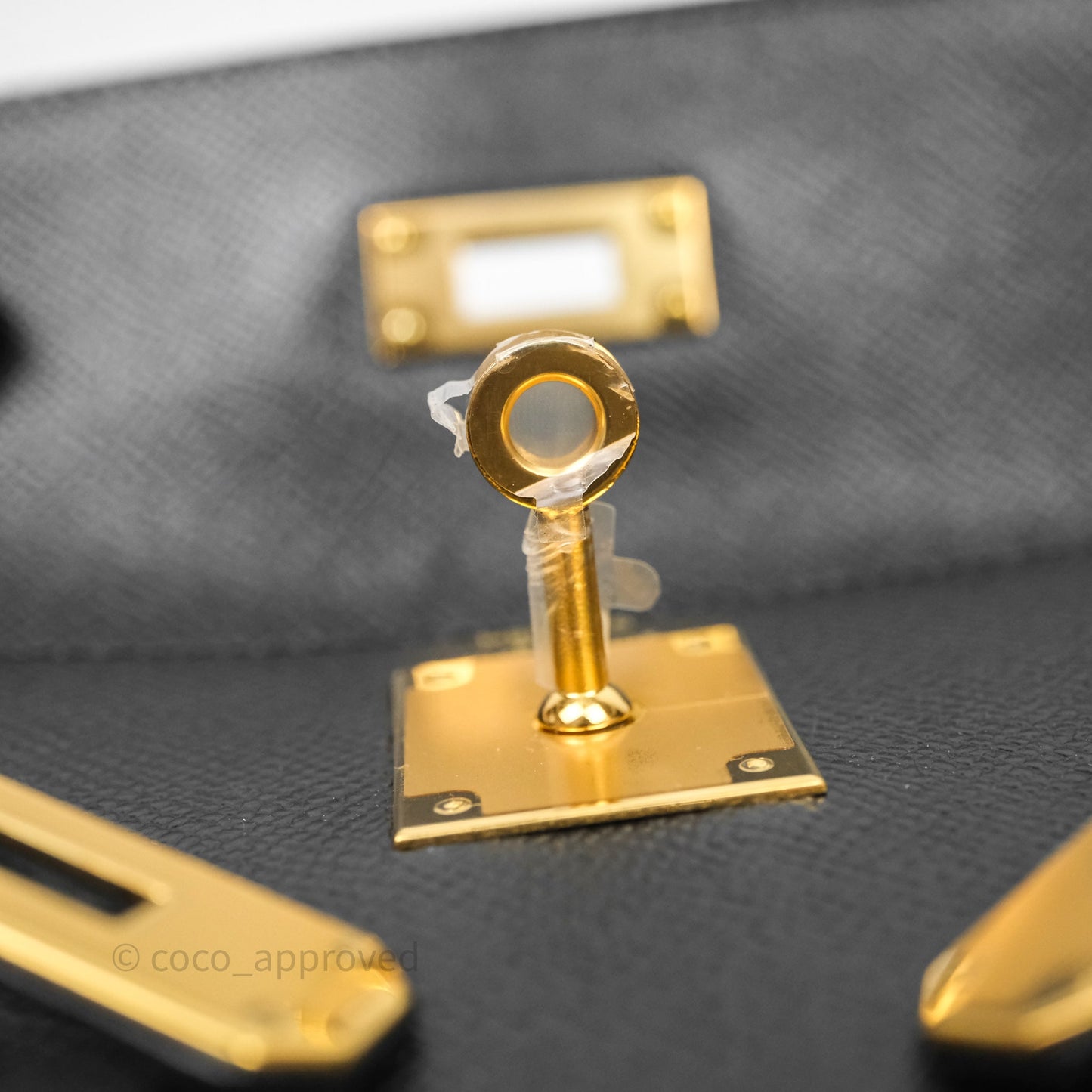 Hermès Kelly 28 Sellier Black Noir 89 Epsom Gold Hardware
