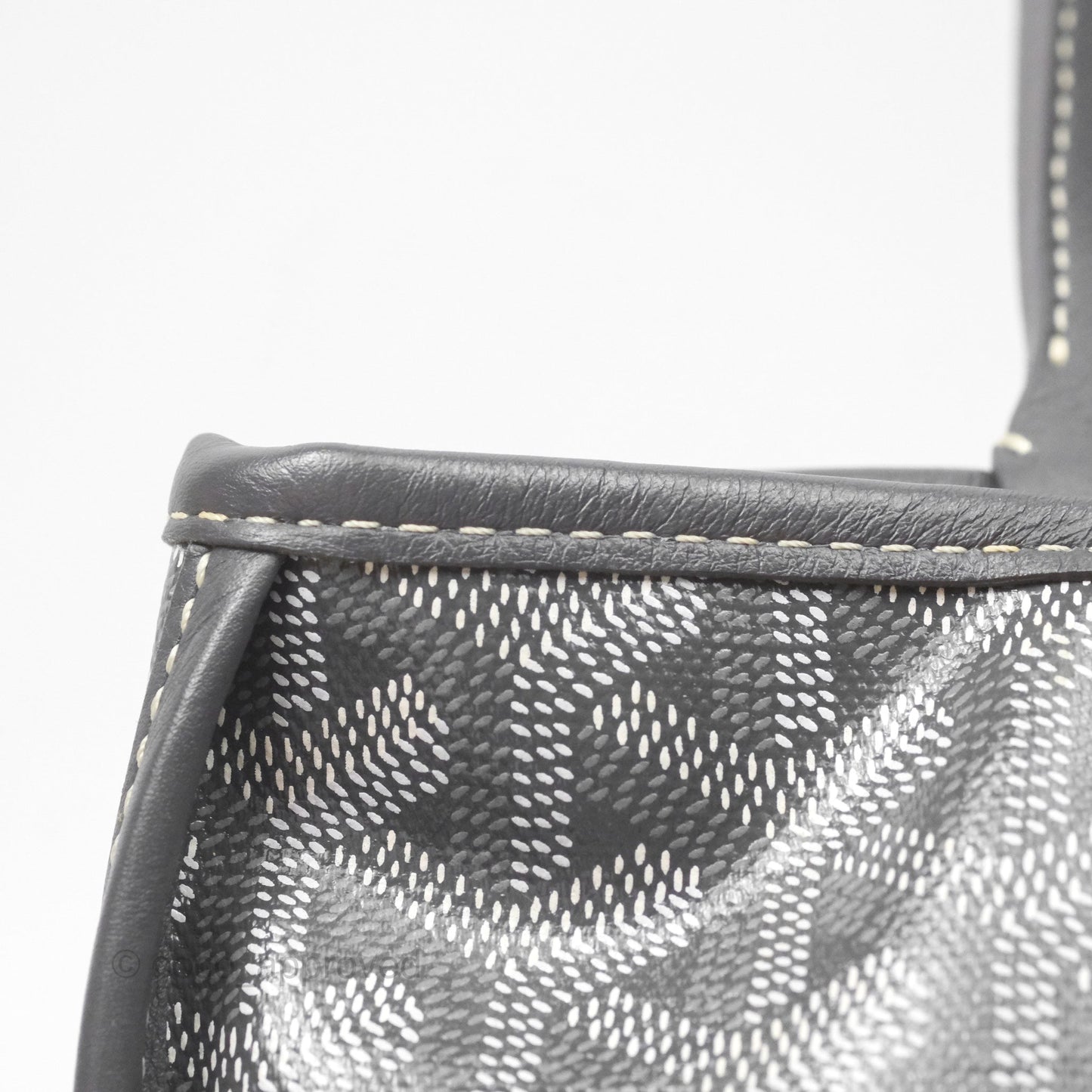 Goyard Anjou Mini Bag Goyardine Canvas Grey