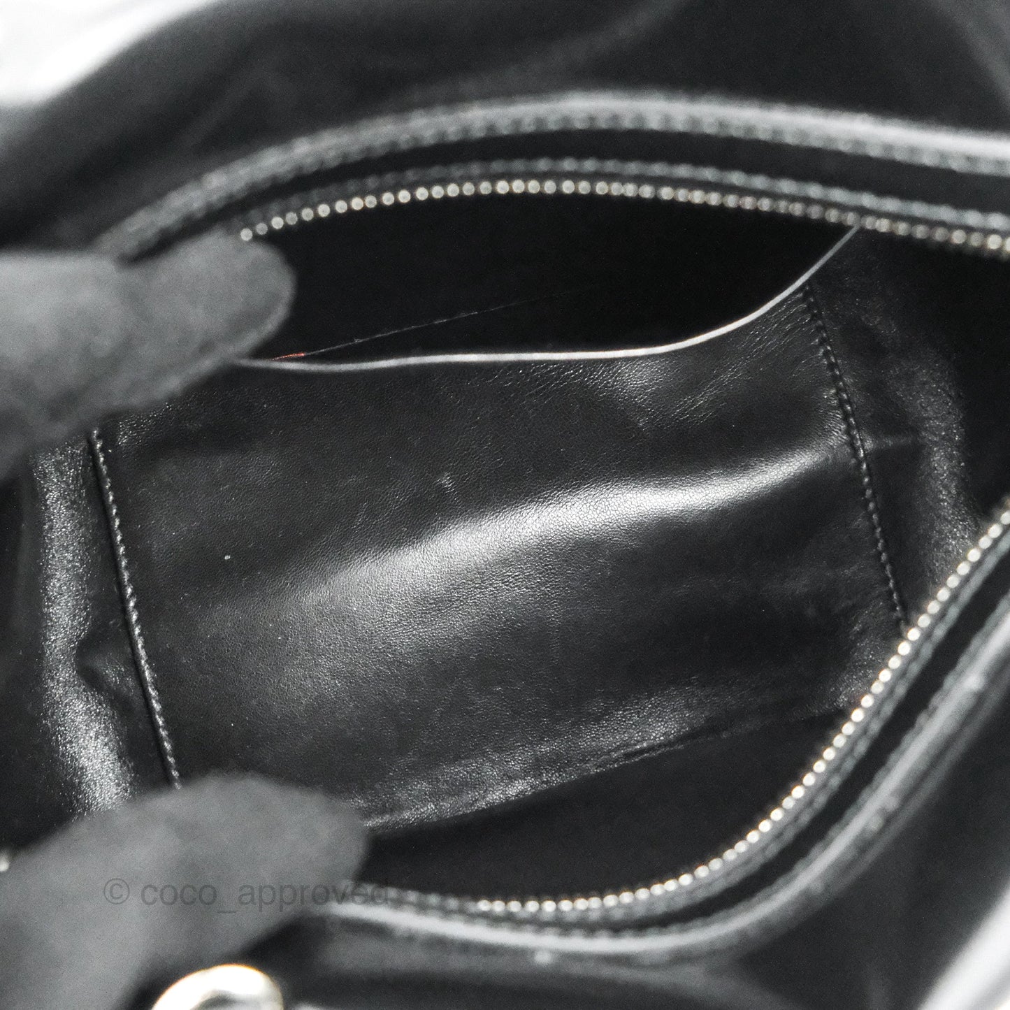 Prada Small Supernova Handbag Brushed Leather Black