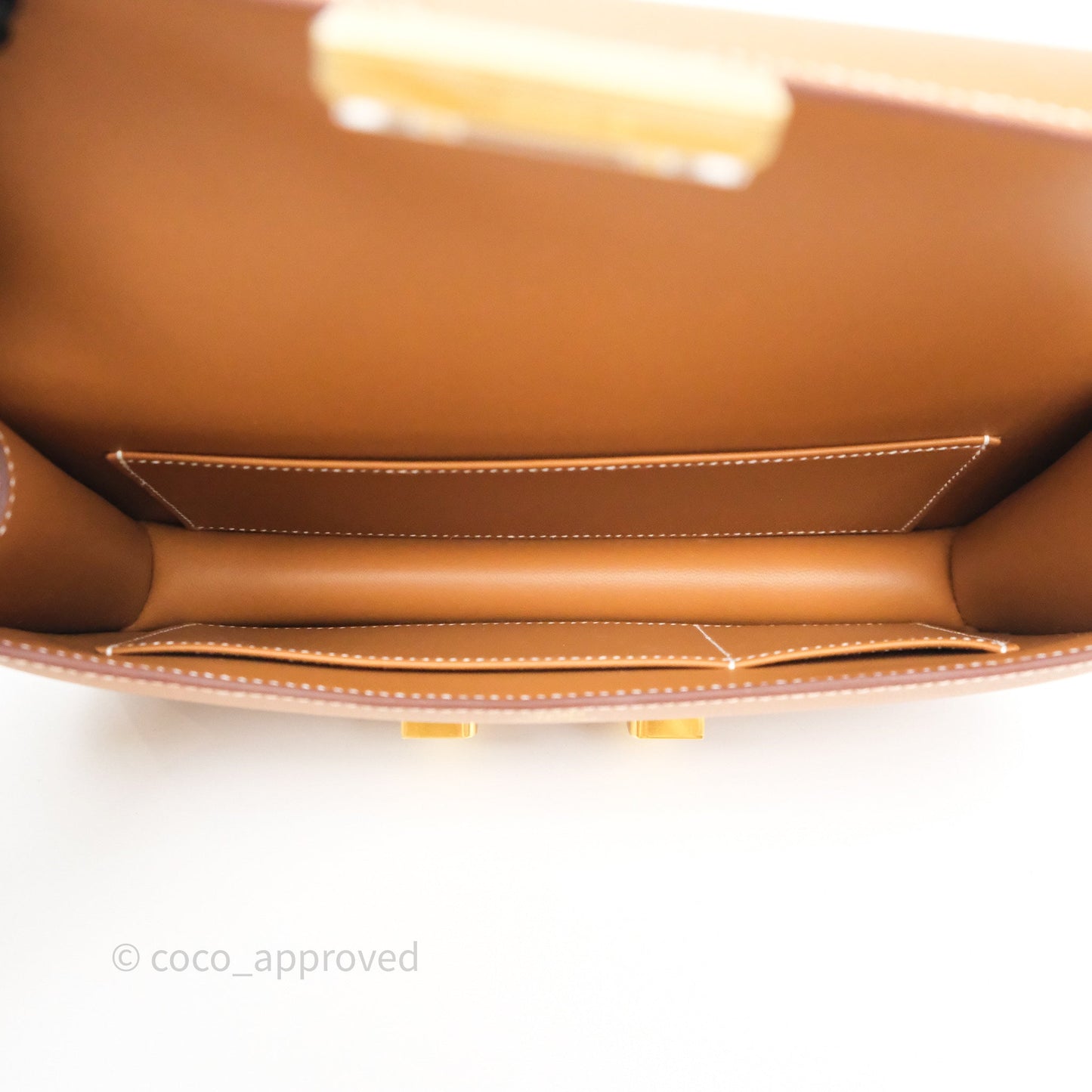 Hermès Constance Elan Gold 37 Epsom Gold Hardware