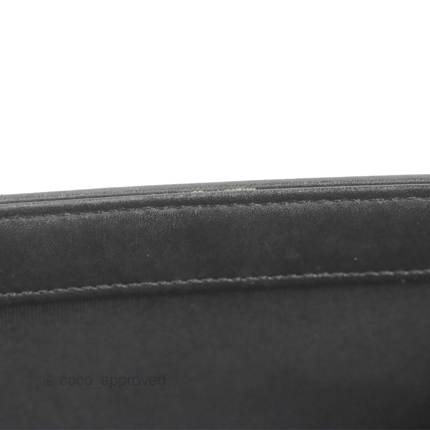 Chanel Quilted Medium Boy Black Calfskin Ruthenium Hardware