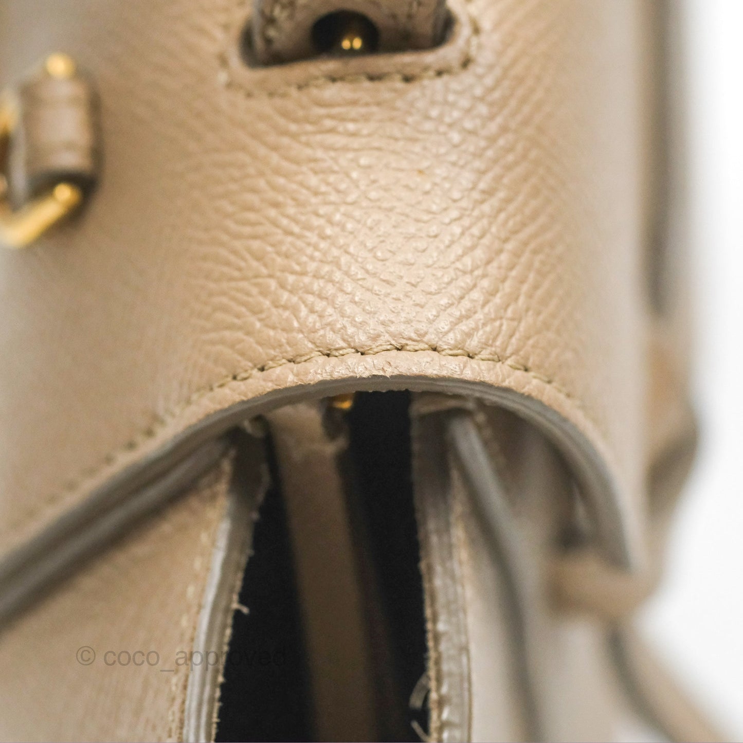 Celine Nano Belt Bag Light Taupe Grained Calfskin Gold Hardware