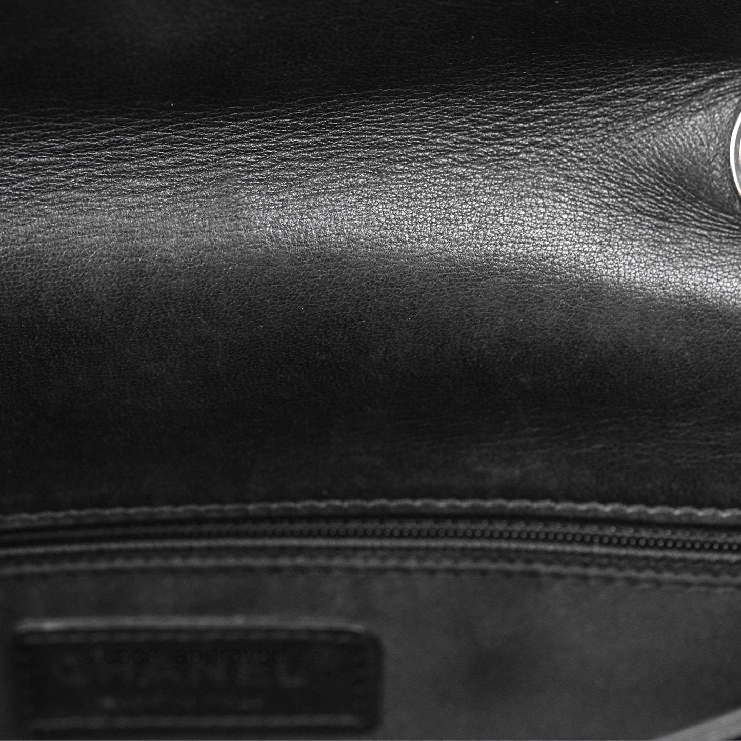 Chanel Quilted Ultimate Stitch Flap Bag Matte Python Black Silver Hardware