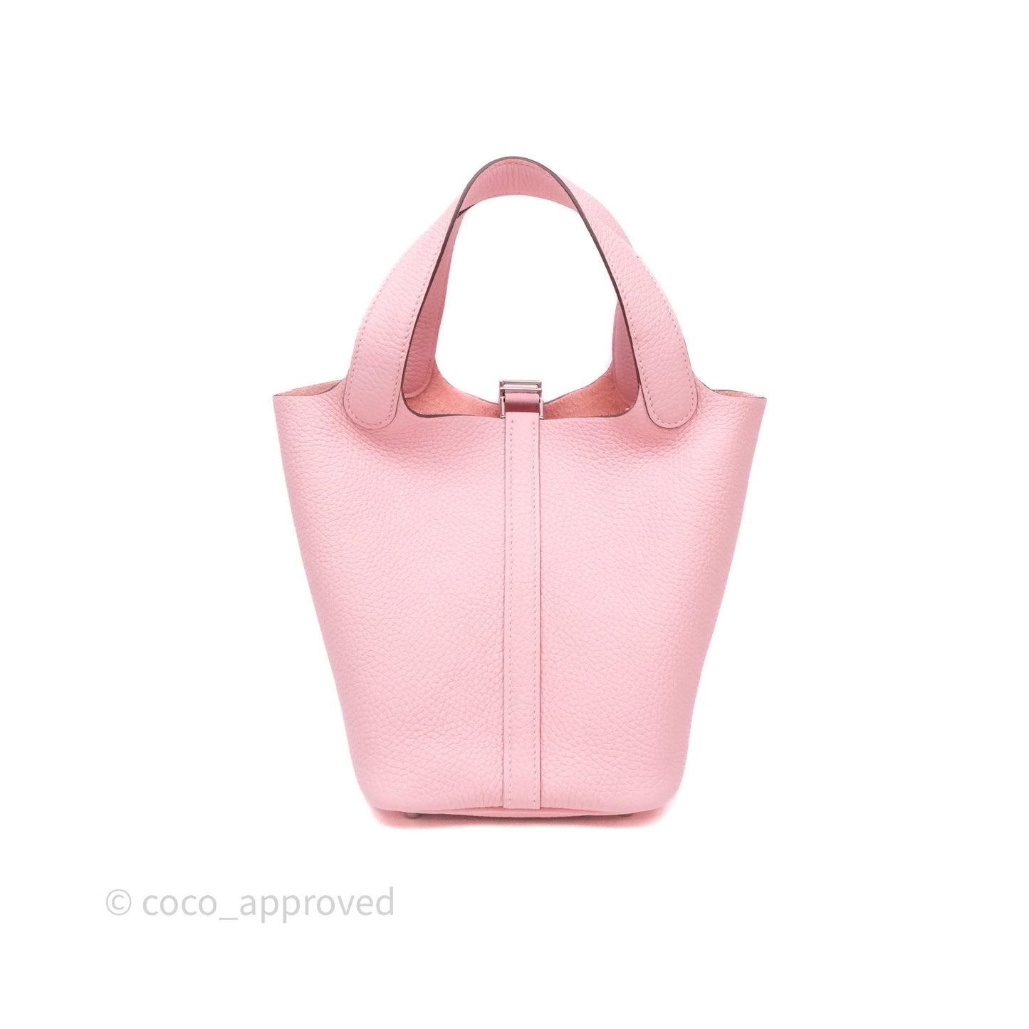 Hermès Picotin 18 Rose Sakura 3Q Clemence Palladium Hardware