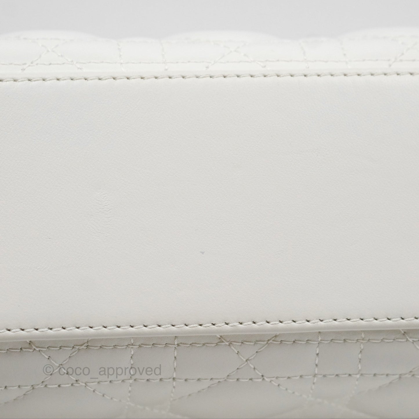 Christian Dior Small Lady Dior My ABCDior Bag Latte Cannage Lambskin