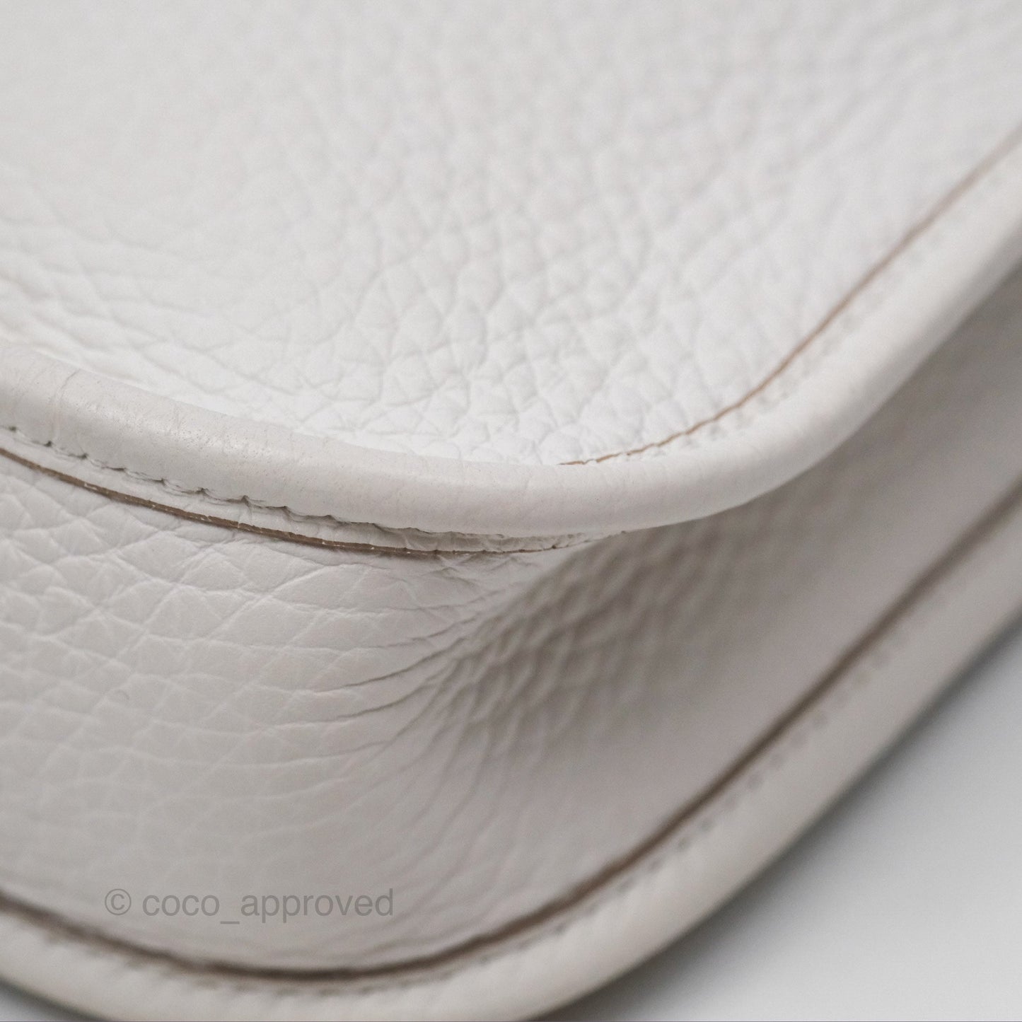 Hermès Mini Evelyne 16 Gris Pale M4 Clemence Gold Hardware