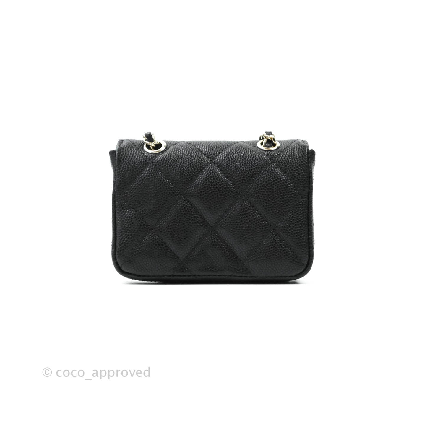 Chanel Classic Belt Bag Black Caviar Gold Hardware