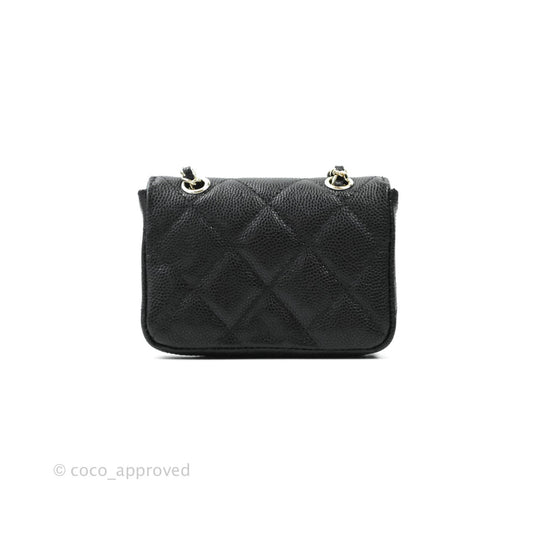 Chanel Classic Belt Bag Black Caviar Gold Hardware