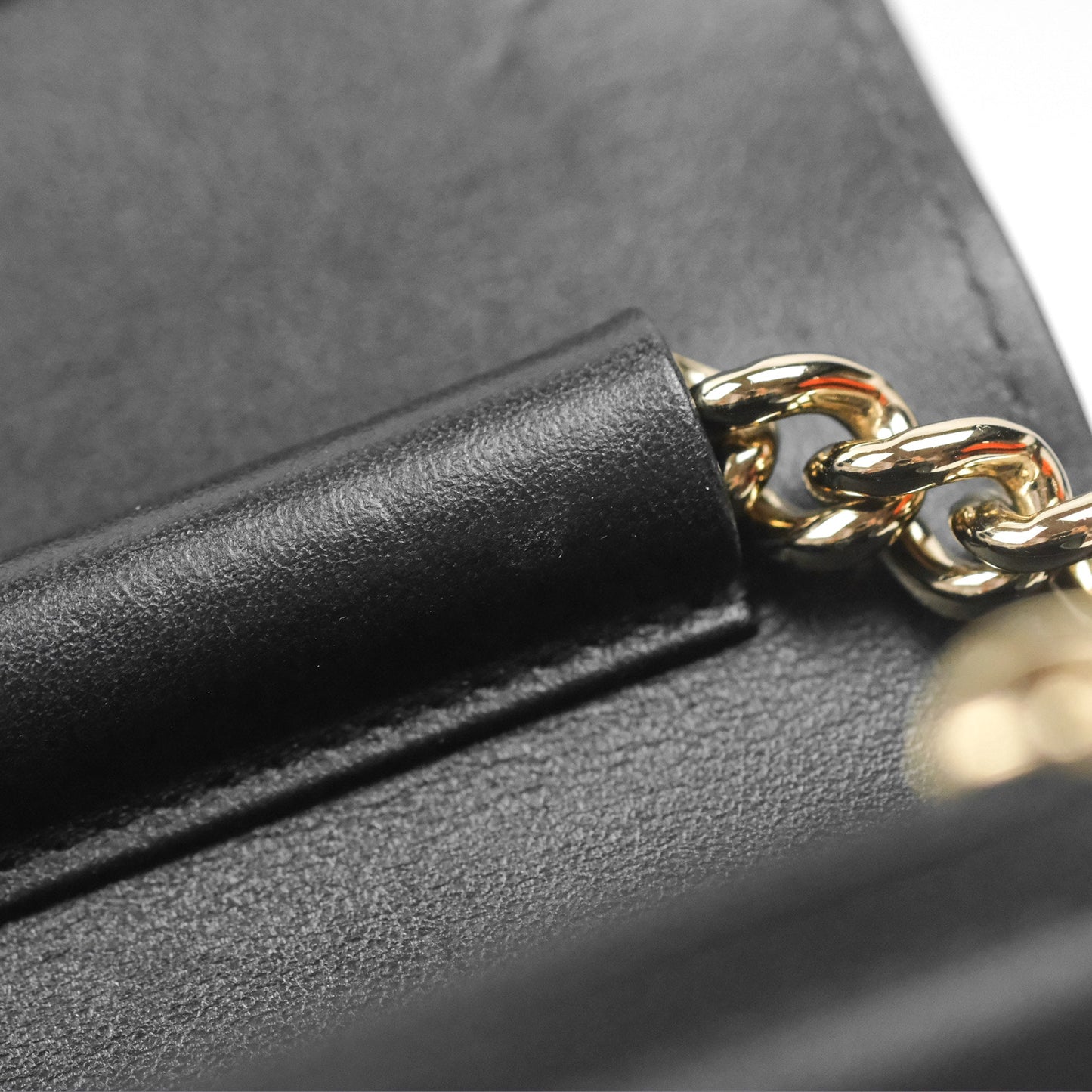 Chanel Mini Boy Quilted Wallet on Chain WOC Black Caviar Gold Hardware