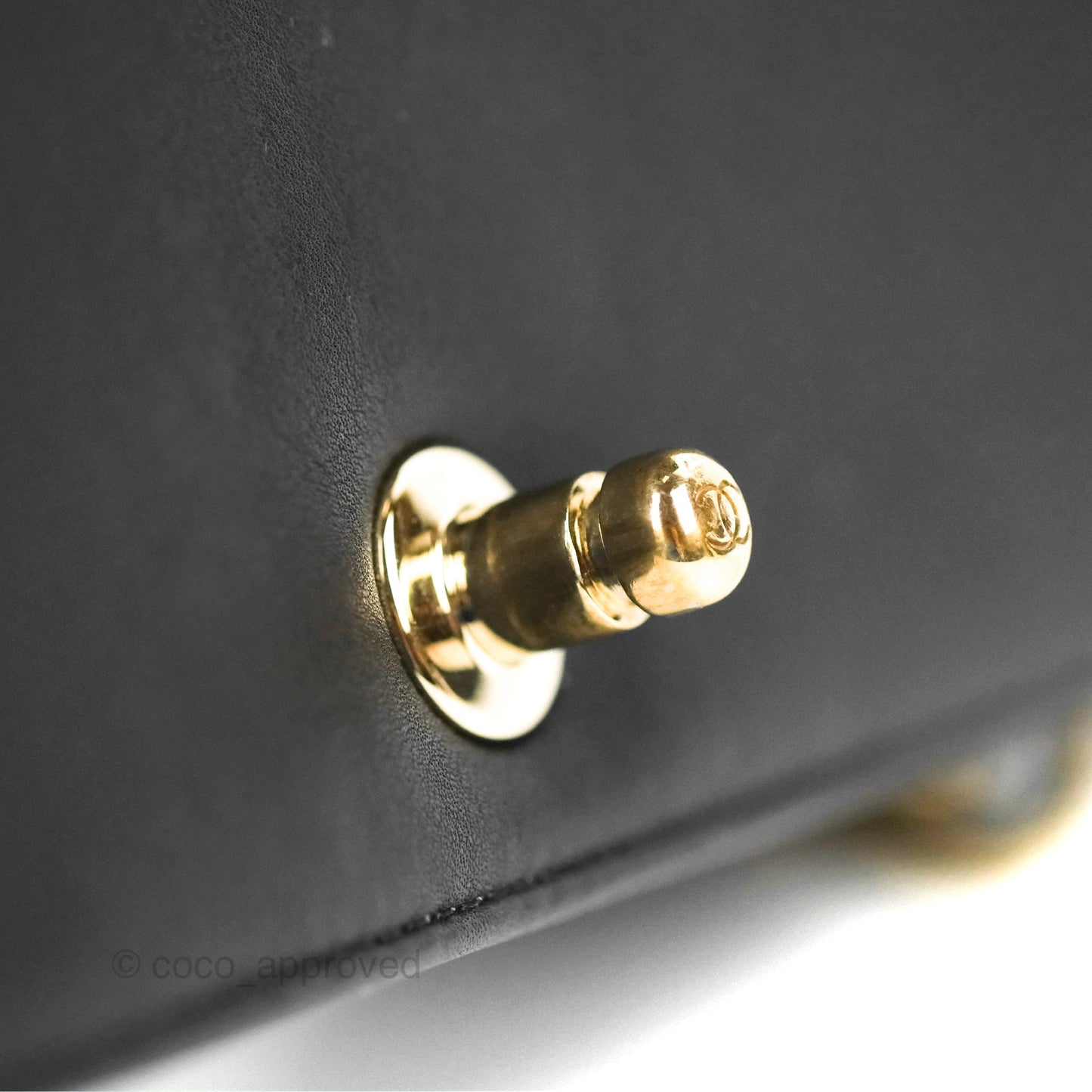 Chanel Medium Boy Chevron Black Calfskin Gold Hardware