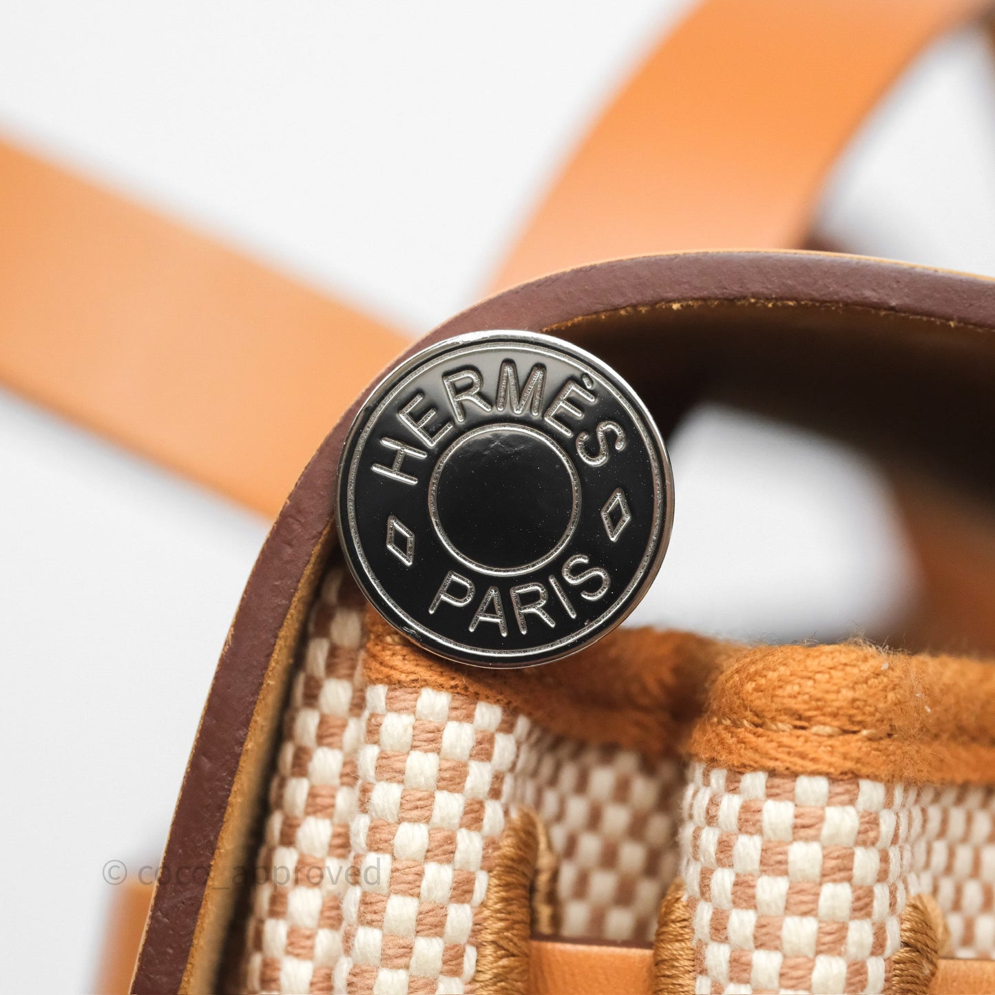 Hermès Herbag Zip 31 Ecru/Beige/Natural Canvas Palladium Hardware