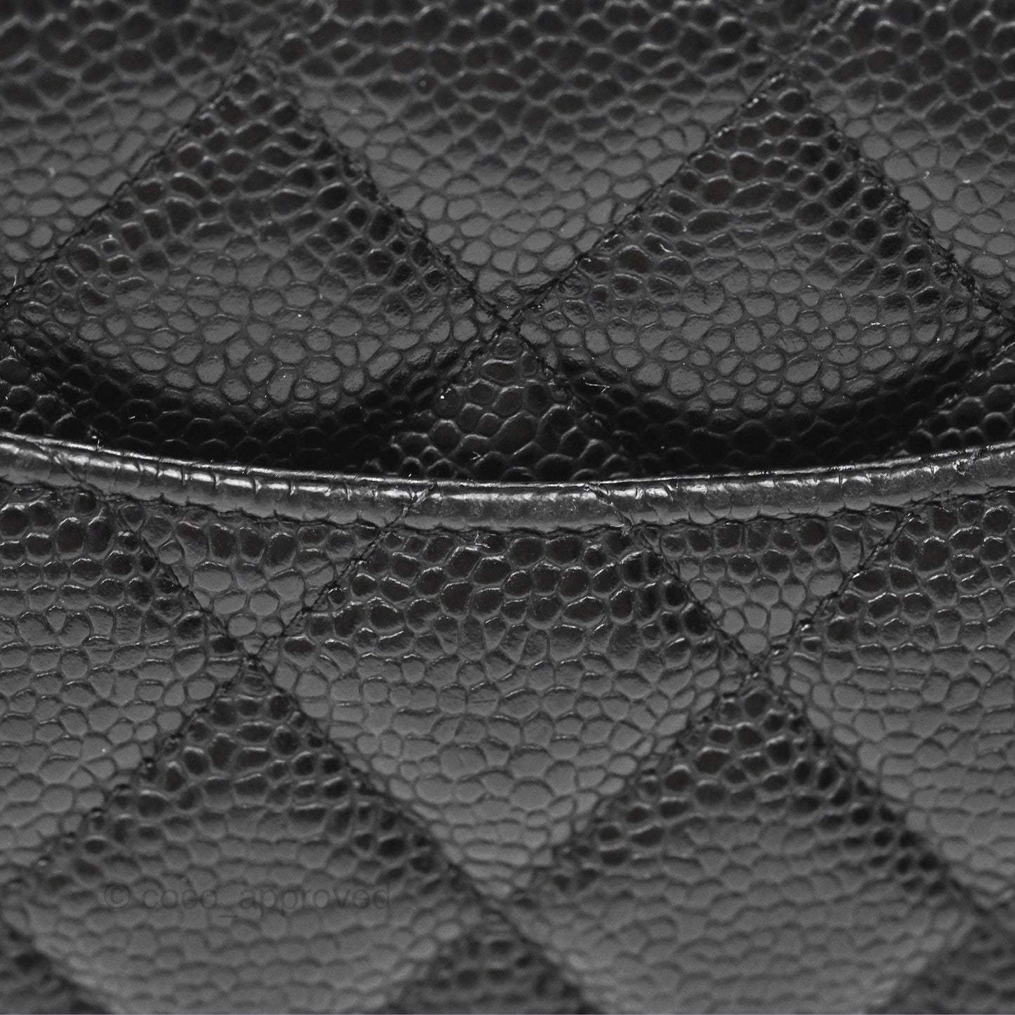 Chanel Classic Wallet on Chain WOC Quilted Black Caviar Gold Hardware