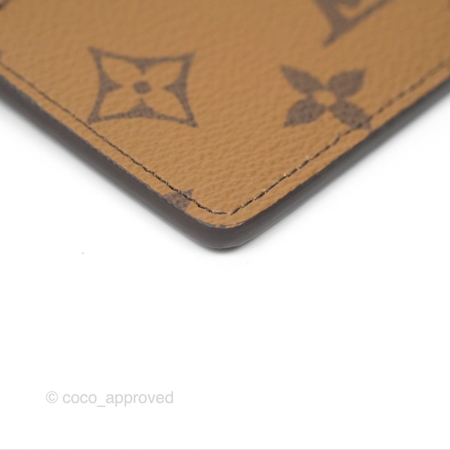 Louis Vuitton Card Holder  Monogram Reverse Canvas