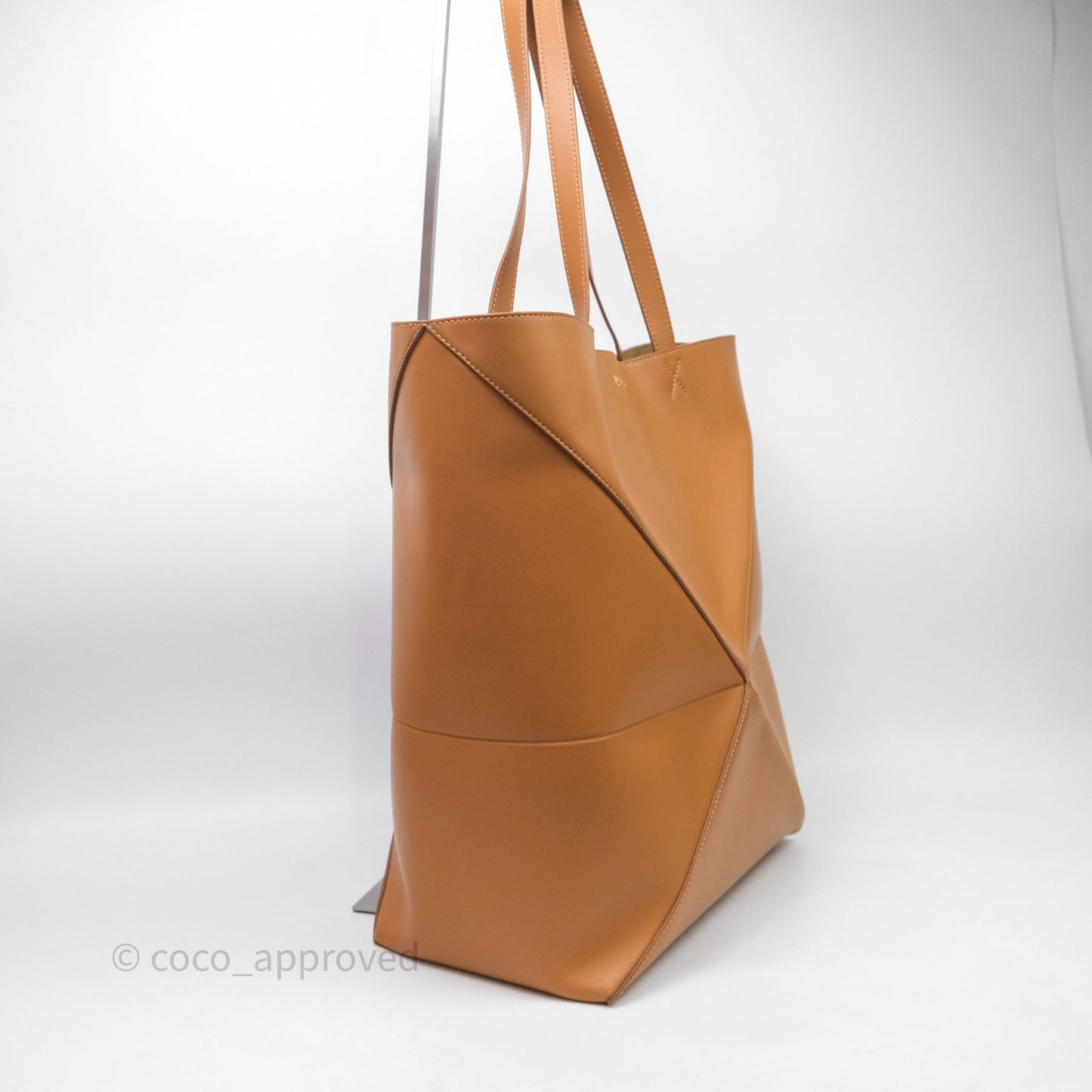 Loewe Puzzle Fold XL Warm Desert Leather Tote Bag